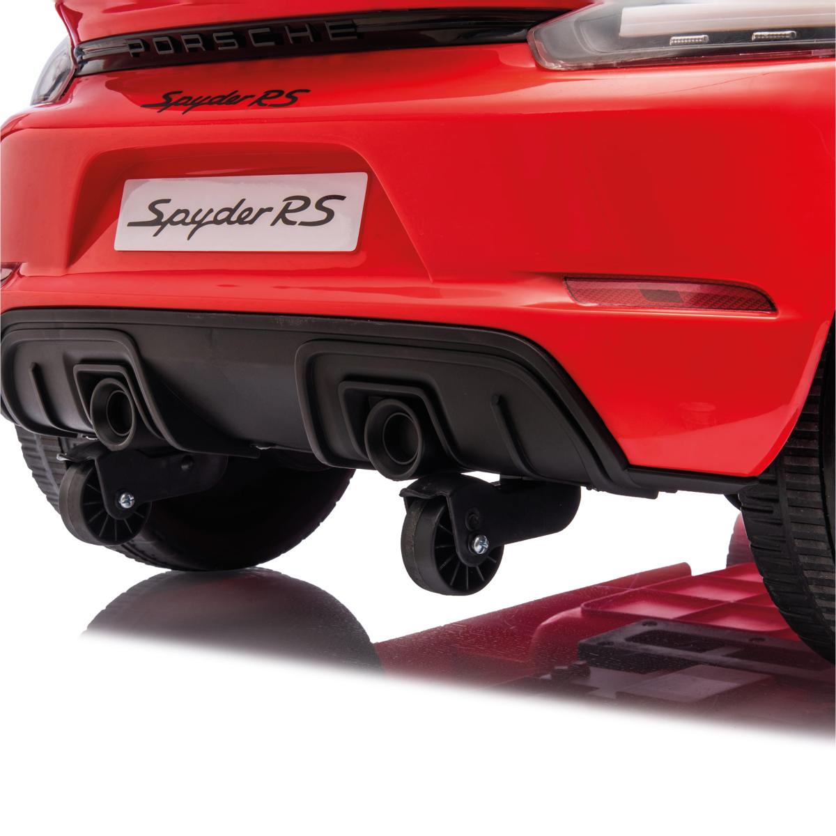 Coche Eléctrico radiocontrol infantil Porsche Spyder 12V Litio Injusa 9