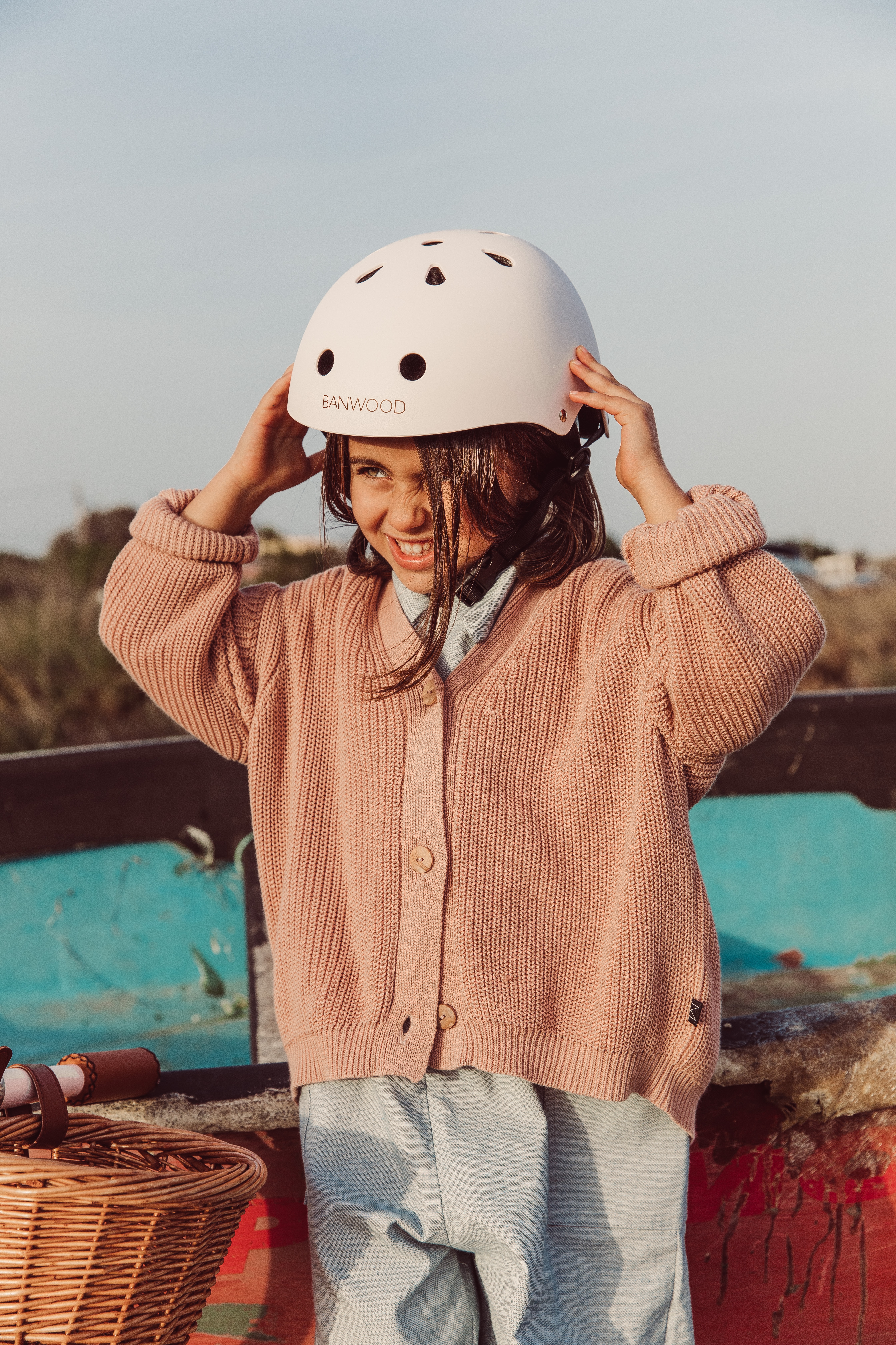 Capacete Rosa S Banwood 3