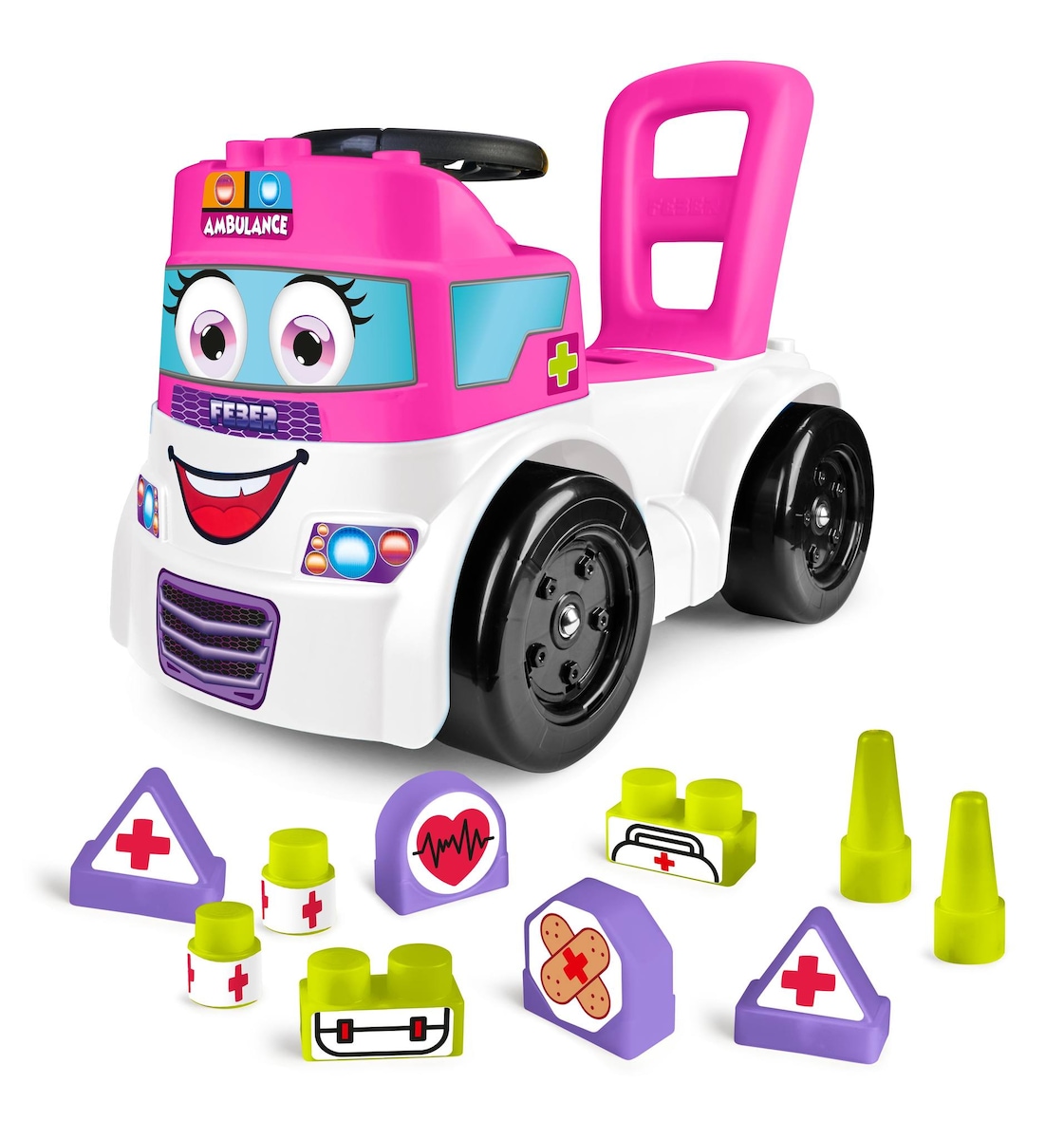 Moto Ambulância Blocks Feber 3