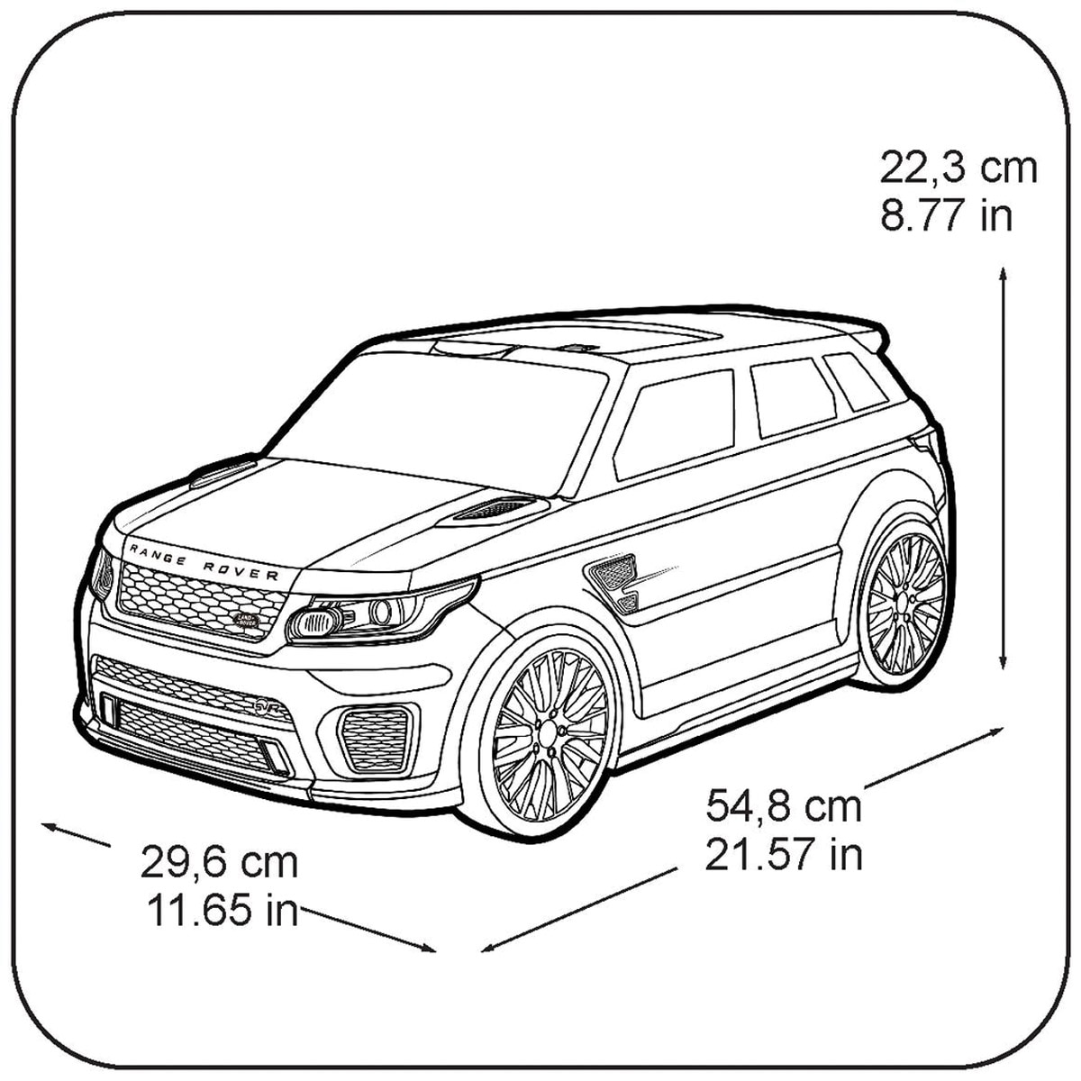 Correpasillos Range Rover 2 en 1 blanco Feber 2