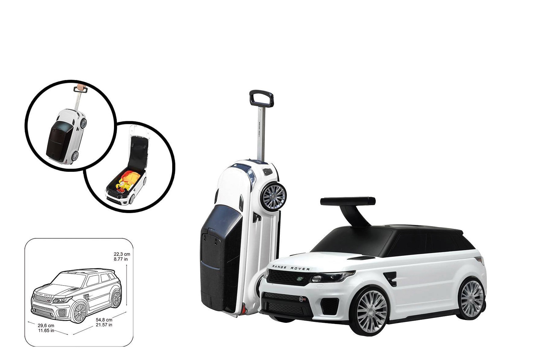 Correpasillos Range Rover 2 en 1 blanco Feber 6