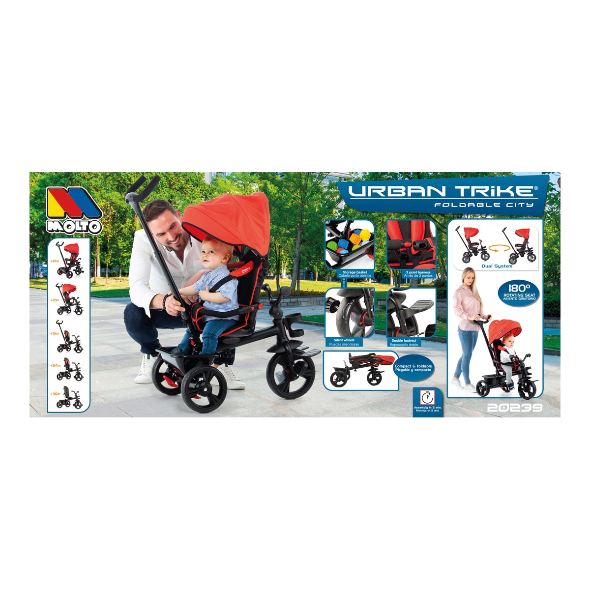 Triciclo plegable basic 2