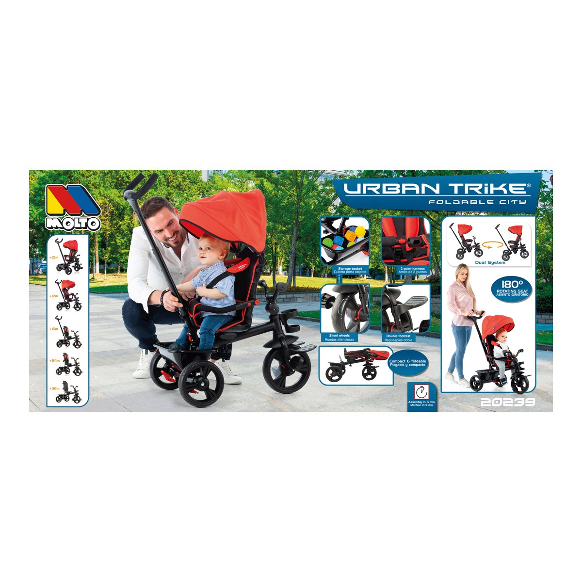 Triciclo plegable basic 2