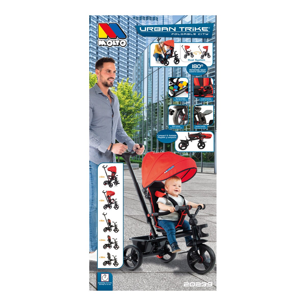 Triciclo plegable basic 3