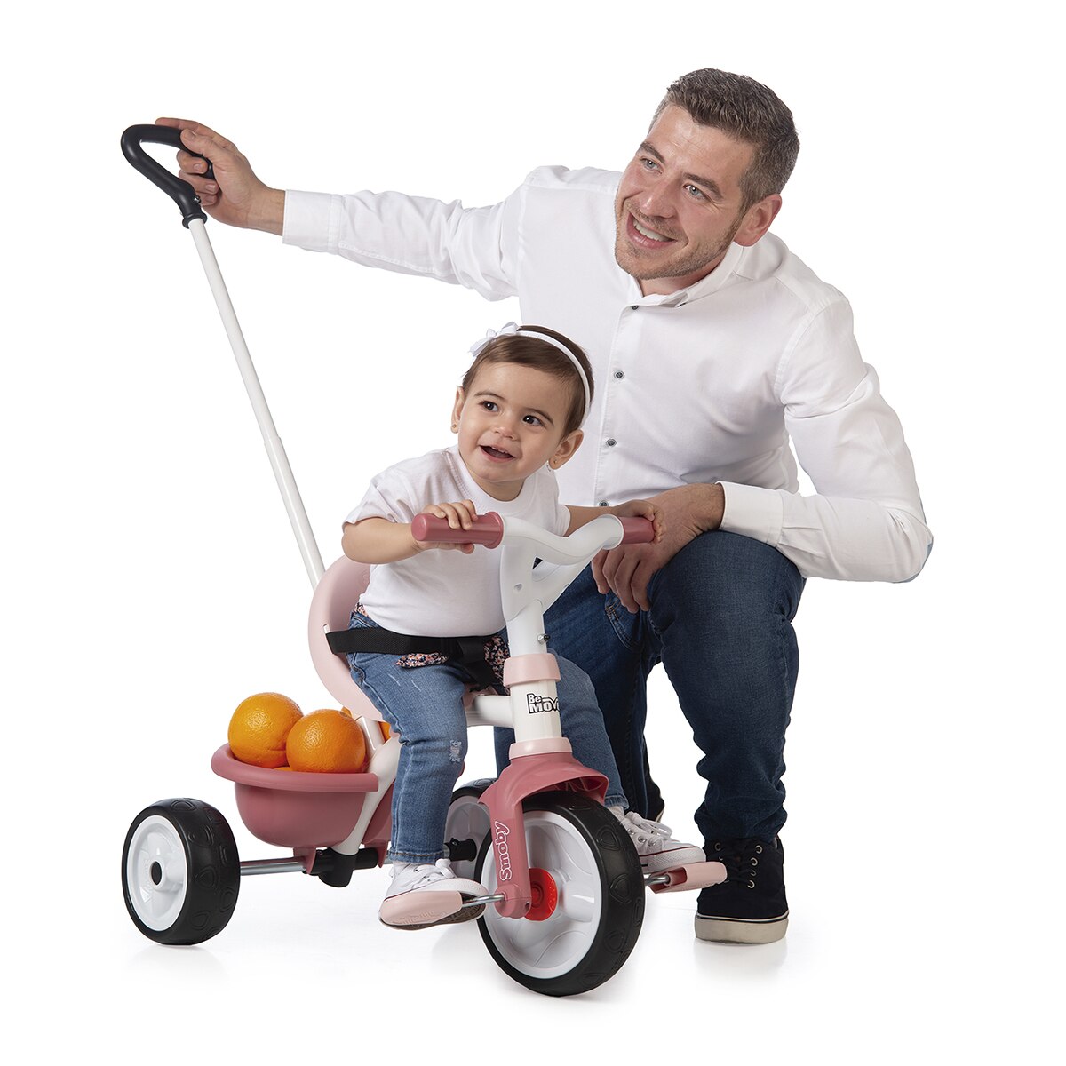 Triciclo Be Move Rosa Smoby 4