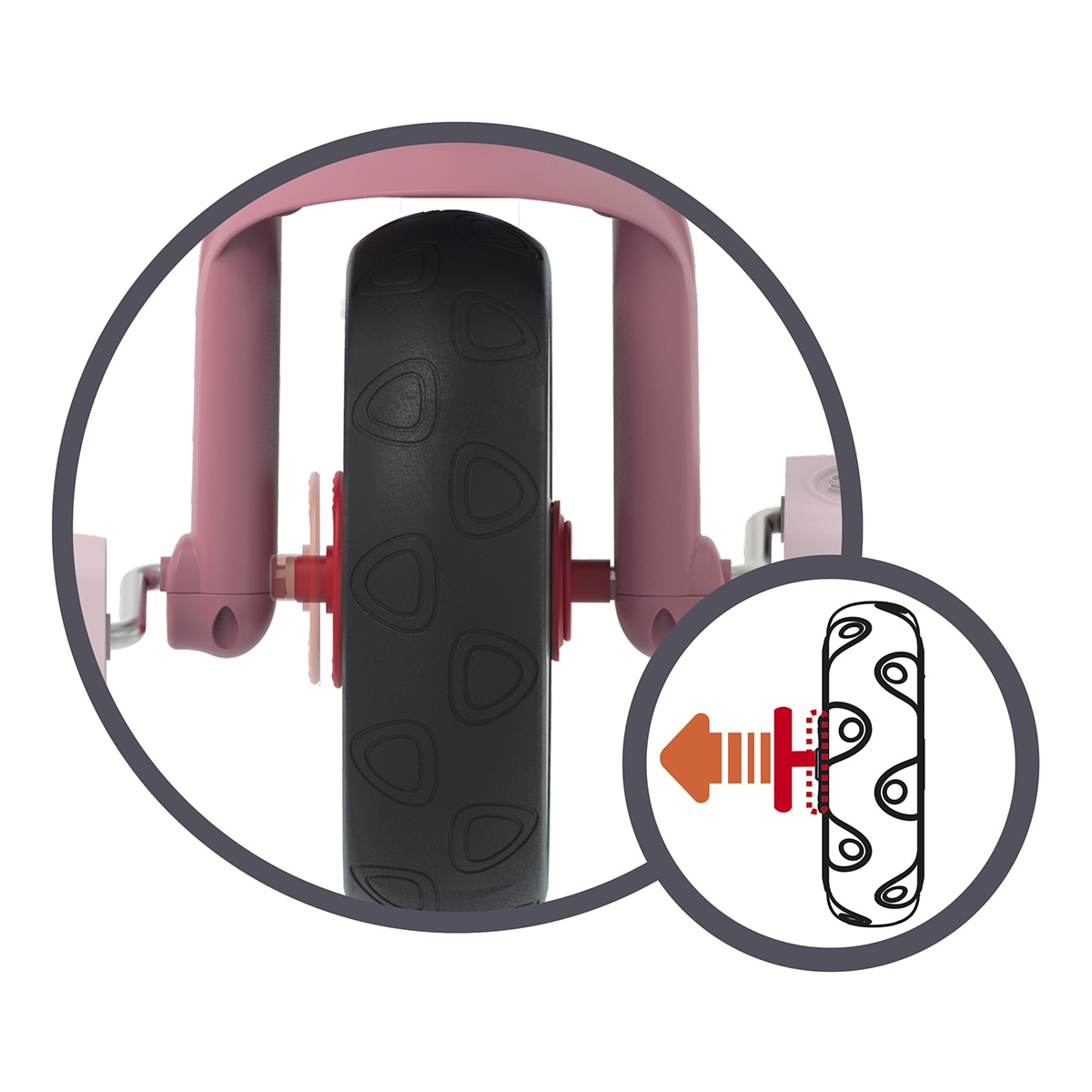 Triciclo Be Move Rosa Smoby 6