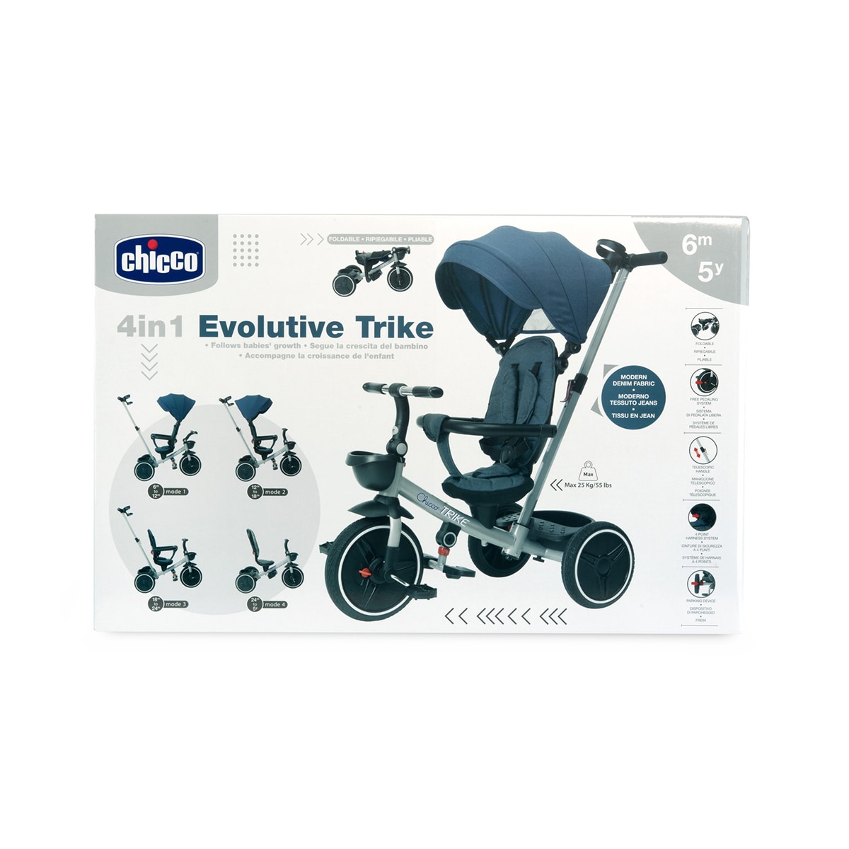 Triciclo evolutivo Chicco 4 en 1 8