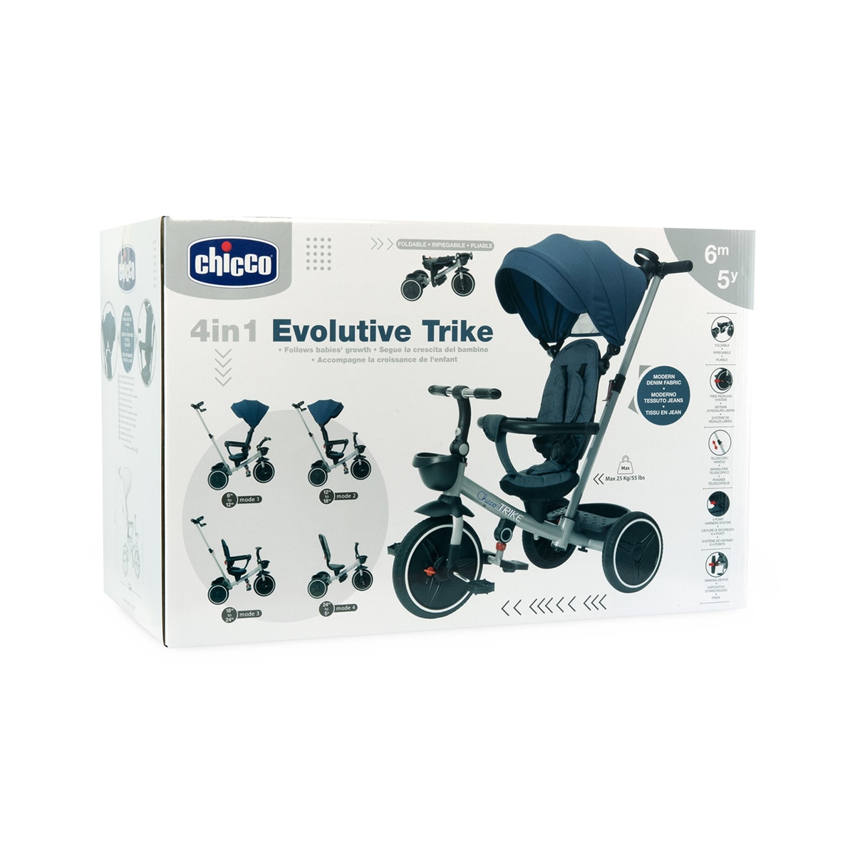 Triciclo evolutivo Chicco 4 en 1 9