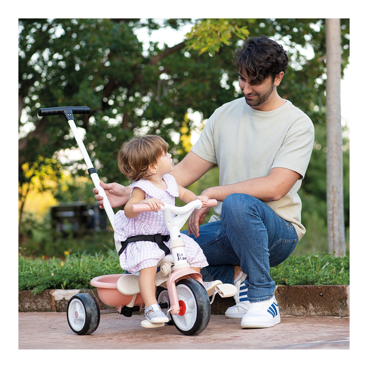 Triciclo Be Move Confort rosa progresivo desde los 10 meses hasta más de 3 años Smoby 5
