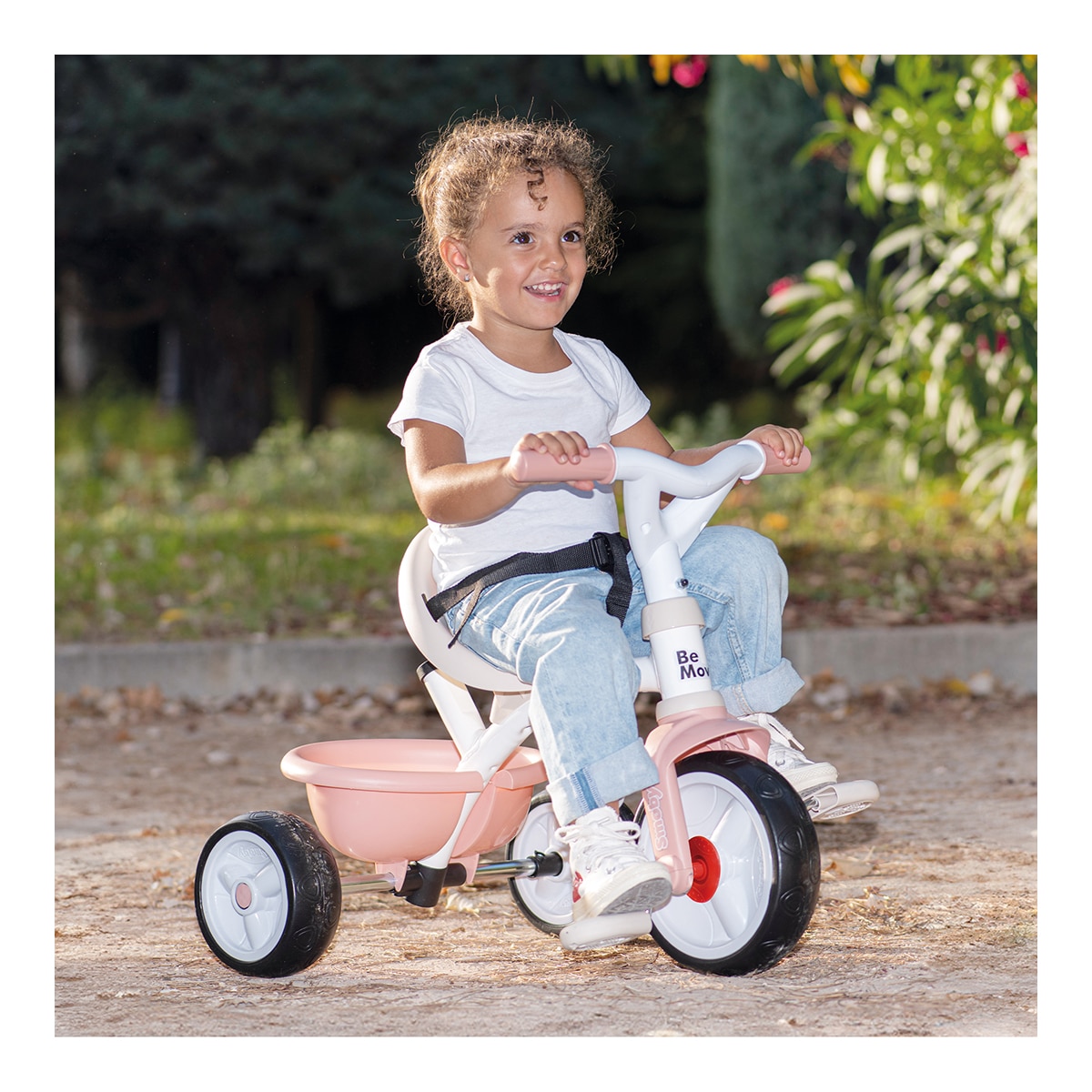 Triciclo Be Move Confort rosa progresivo desde los 10 meses hasta más de 3 años Smoby 6