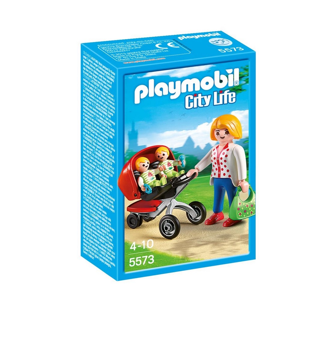 Imagen 0 de Mamá con Carrito de Gemelos Playmobil City Life