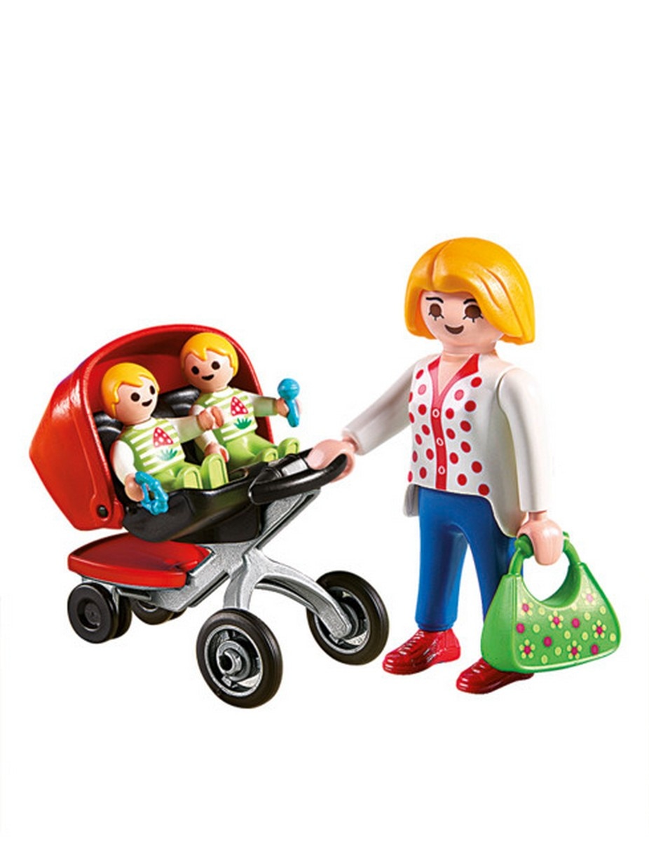 Mamá con Carrito de Gemelos Playmobil City Life 3