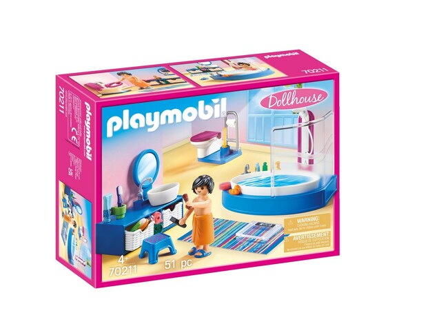 Baño Playmobil Dollhouse