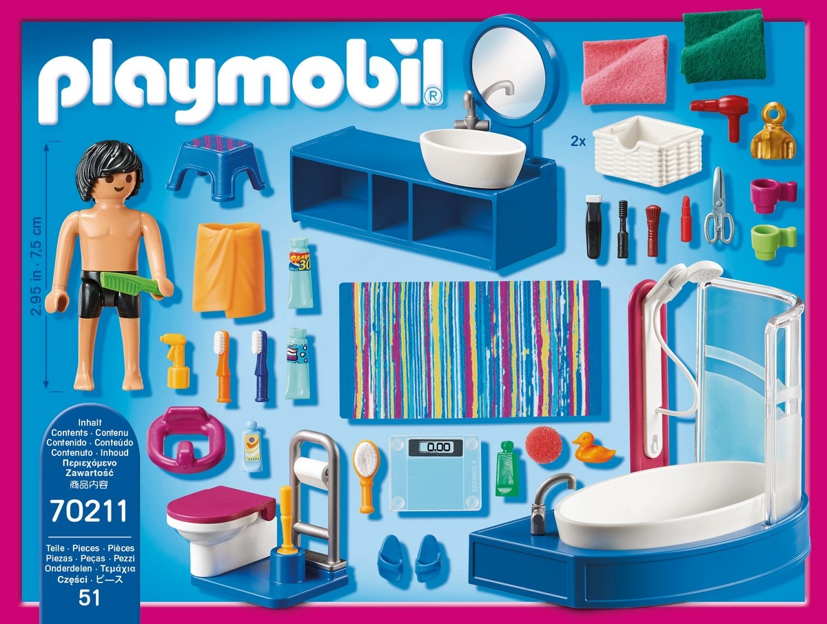 Baño Playmobil Dollhouse 4