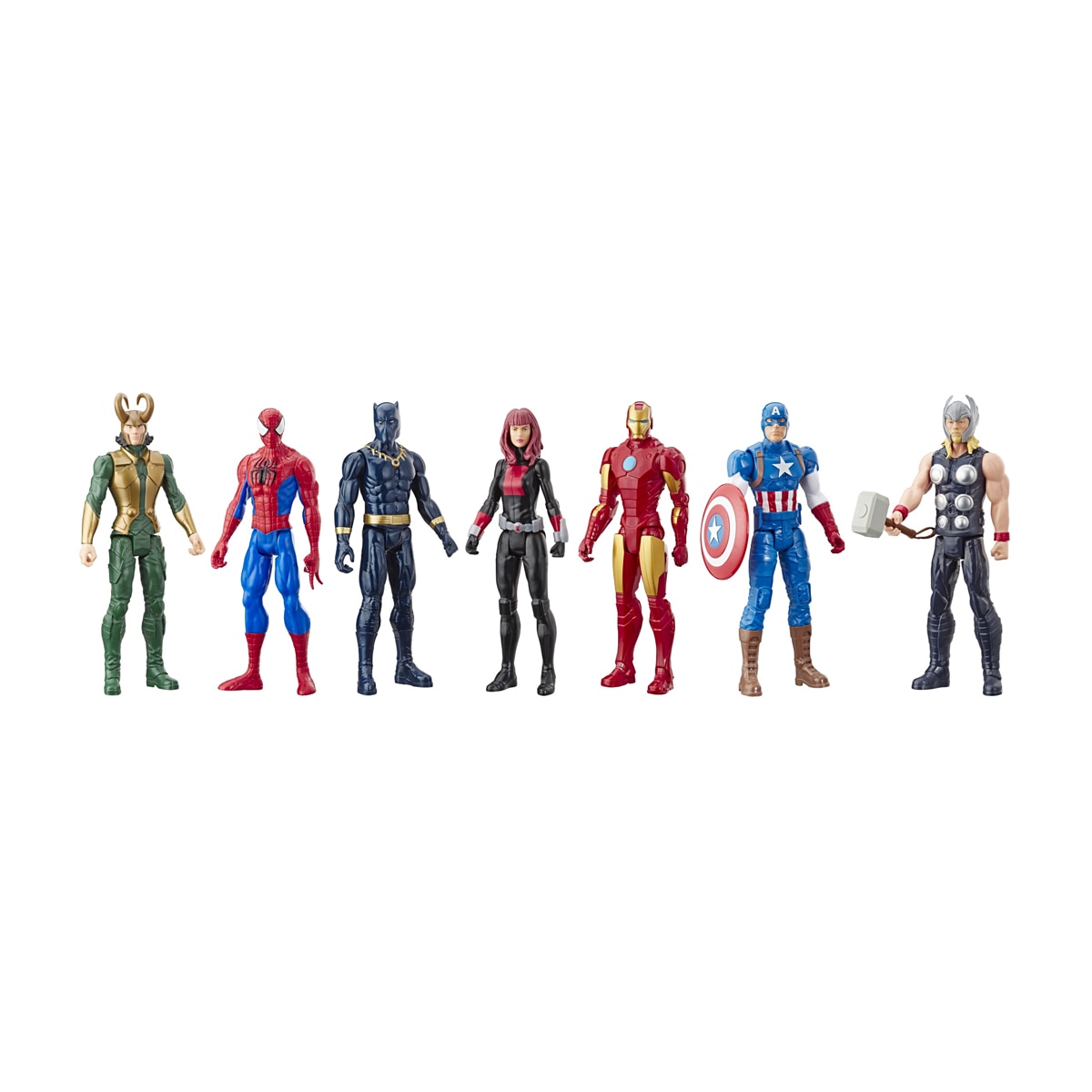 HASBRO FAN – Figuras Multipack 7 Titan Hero Los Vengadores.