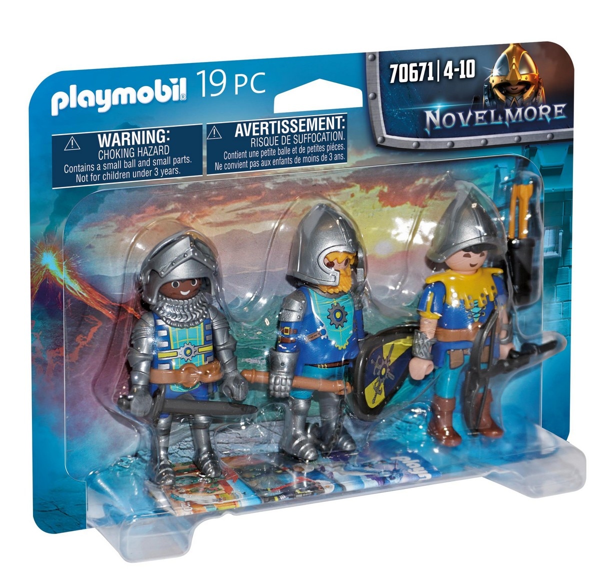 Set de 3 Caballeros de Novelmore Playmobil Novelmore 1