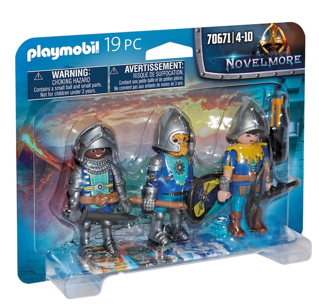 Set de 3 Caballeros de Novelmore Playmobil Novelmore