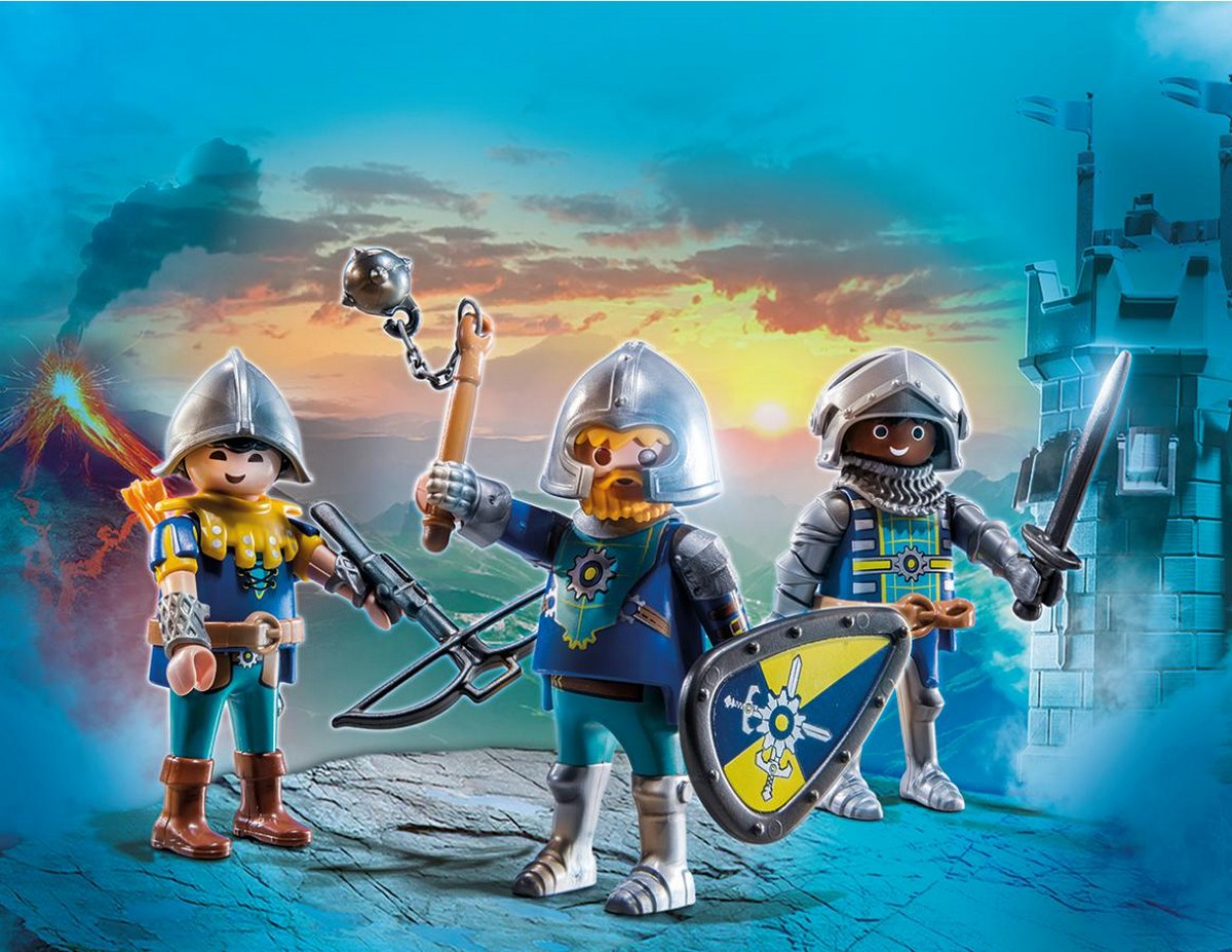 Set de 3 Caballeros de Novelmore Playmobil Novelmore 2