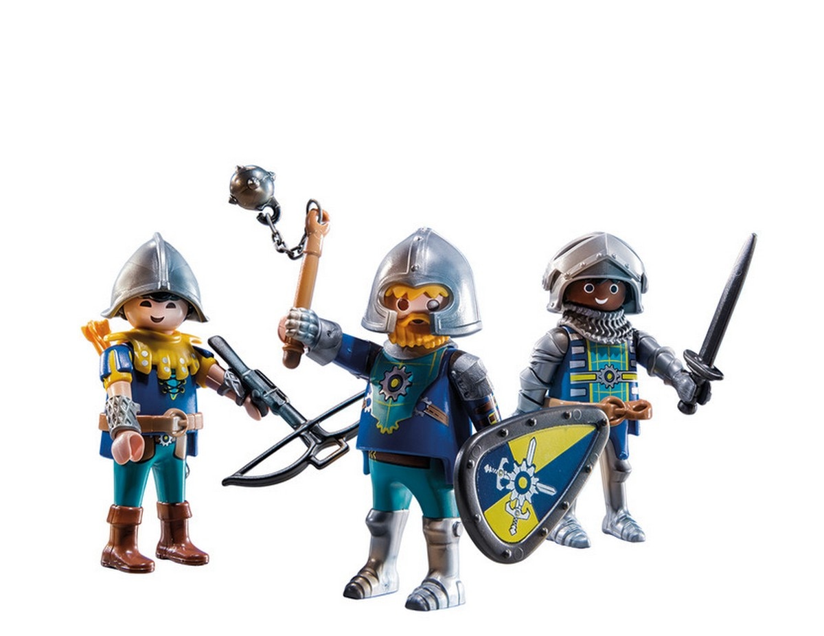 Set de 3 Caballeros de Novelmore Playmobil Novelmore 3