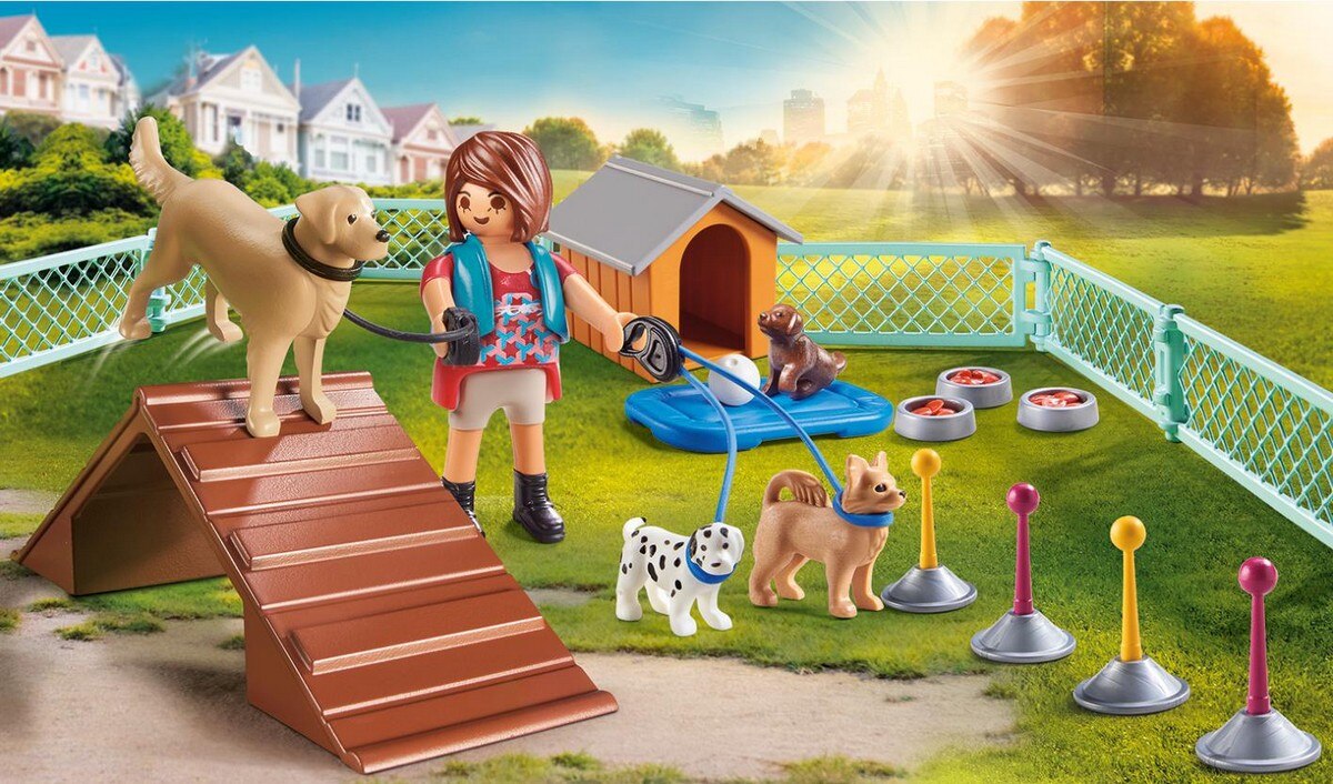 Set de regalo entrenadora de perros Playmobil City Life 2