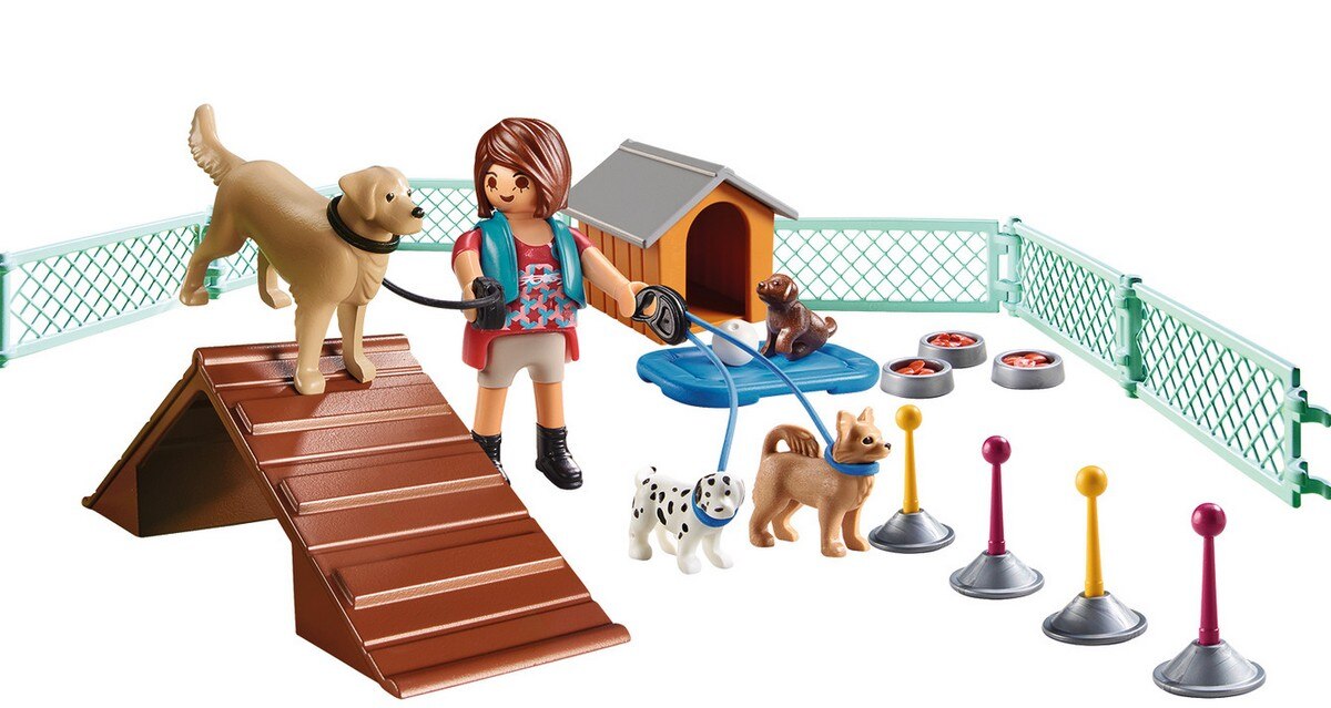 Set de regalo entrenadora de perros Playmobil City Life 3