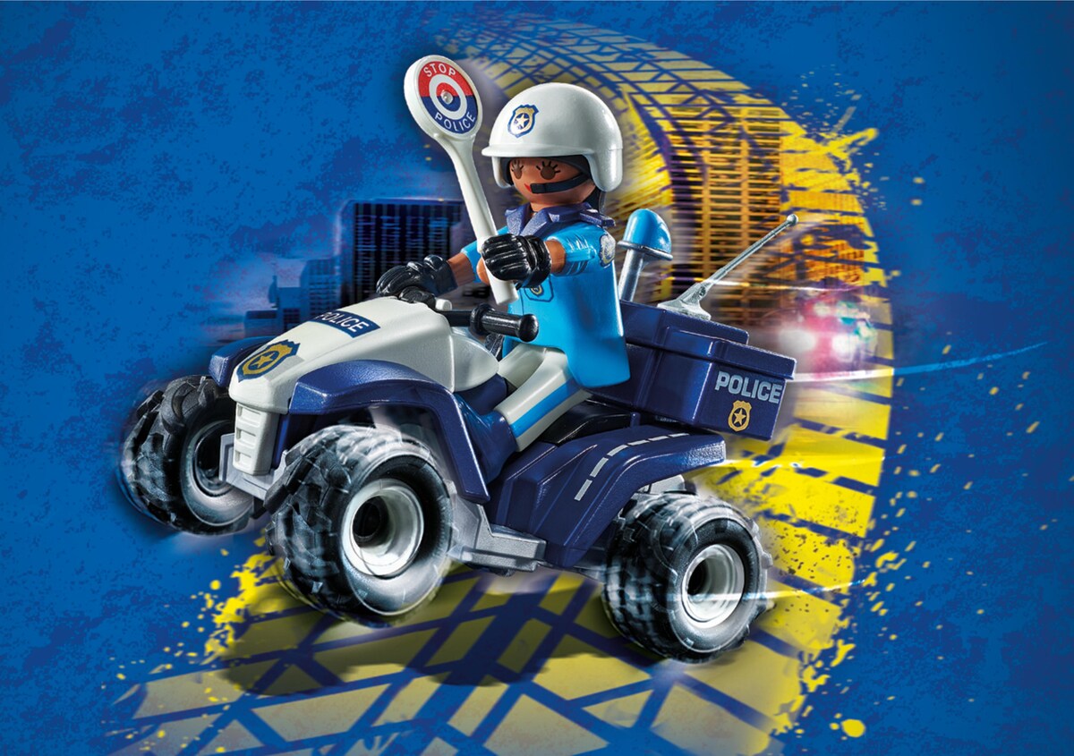 Policía - Speed Quad Playmobil City Action 3