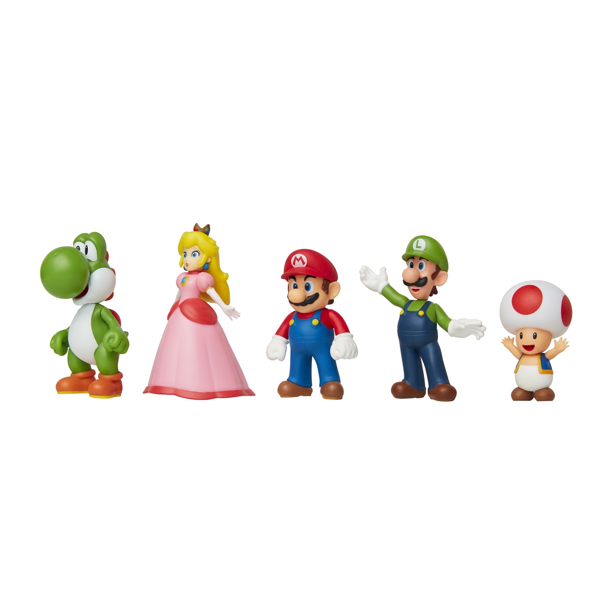 Jakks Pacific – Pack de 5 Figuras Articuladas Nintendo Super Mario.