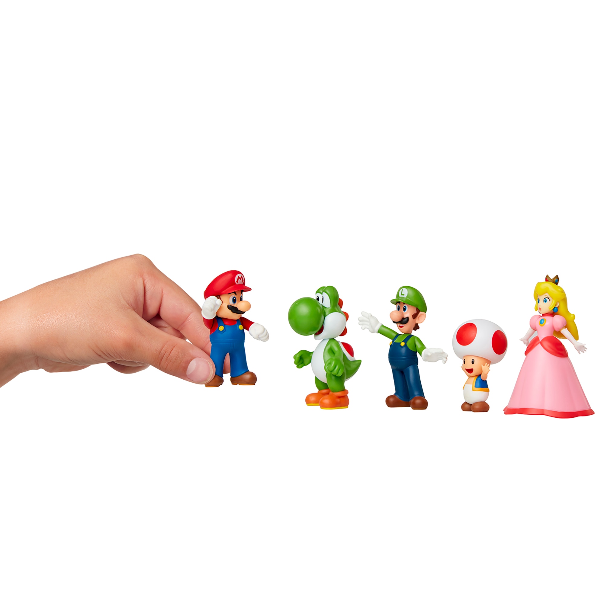 Pack de 5 Figuras Articuladas Nintendo Super Mario 2