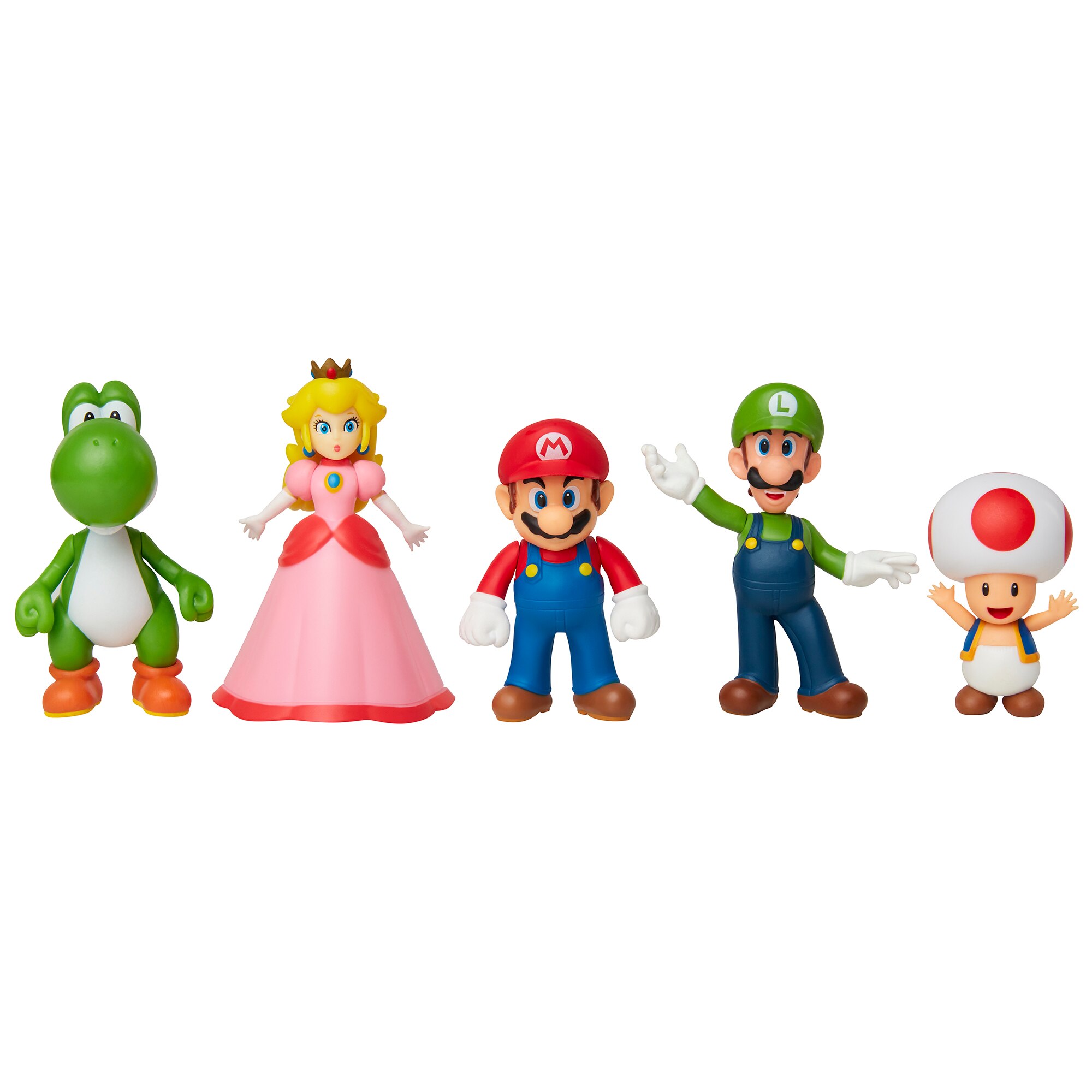 Pack de 5 Figuras Articuladas Nintendo Super Mario 3