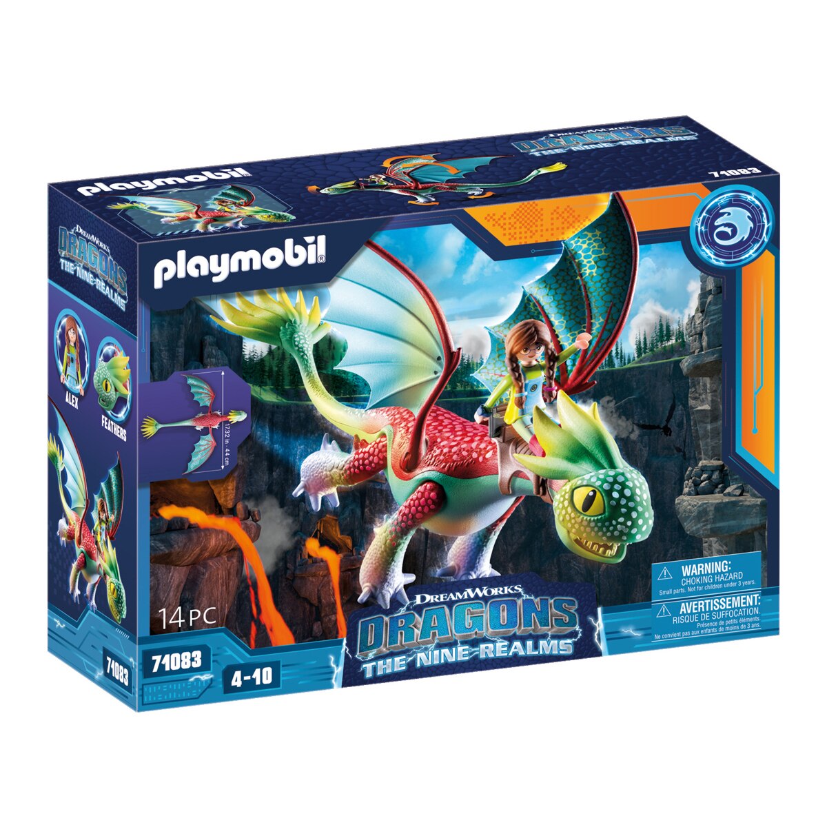 Set dragons Nine Realms: Feathers & Alex Playmobil Dreamworks Dragons 1