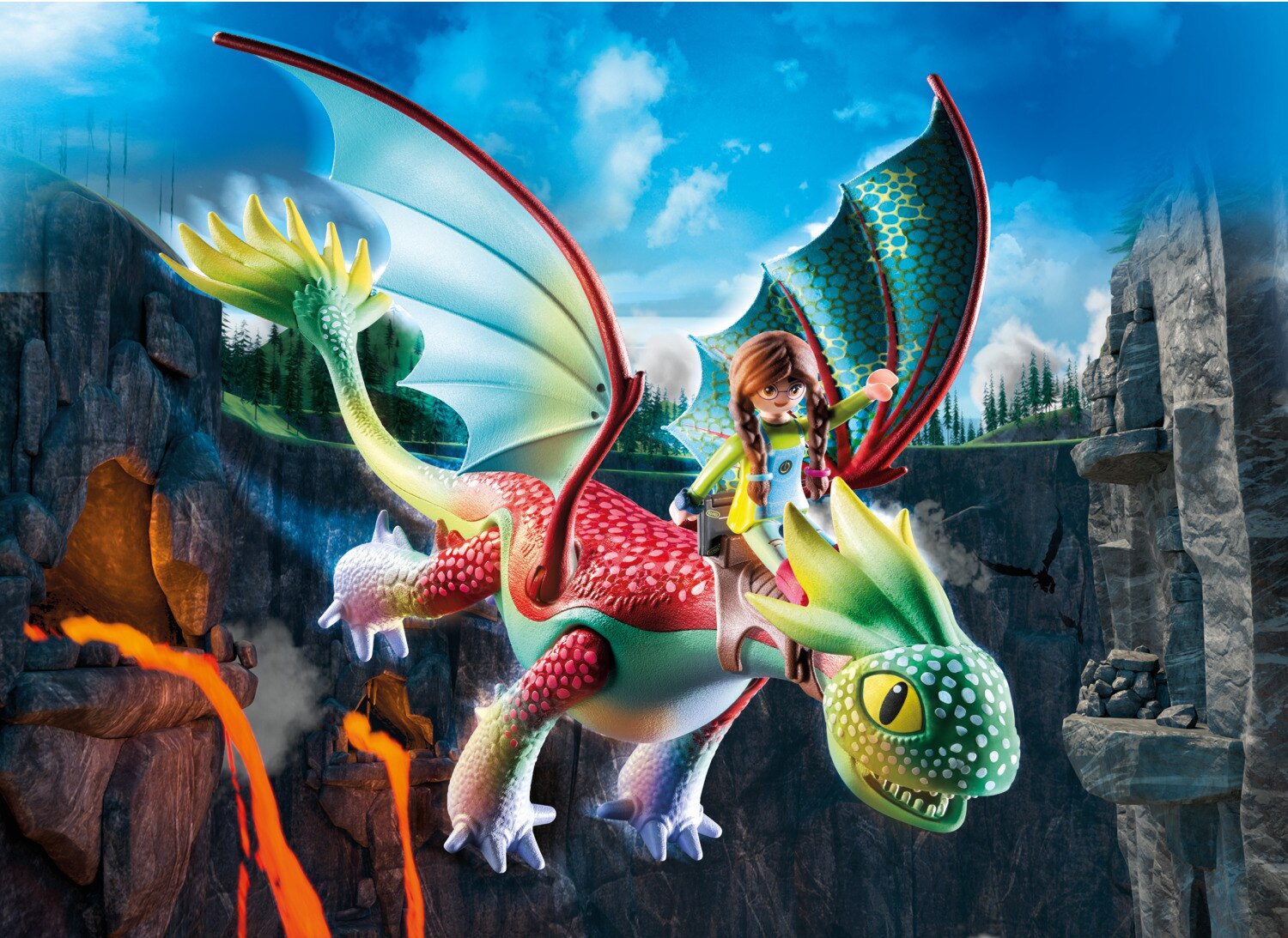 Set dragons Nine Realms: Feathers & Alex Playmobil Dreamworks Dragons 2