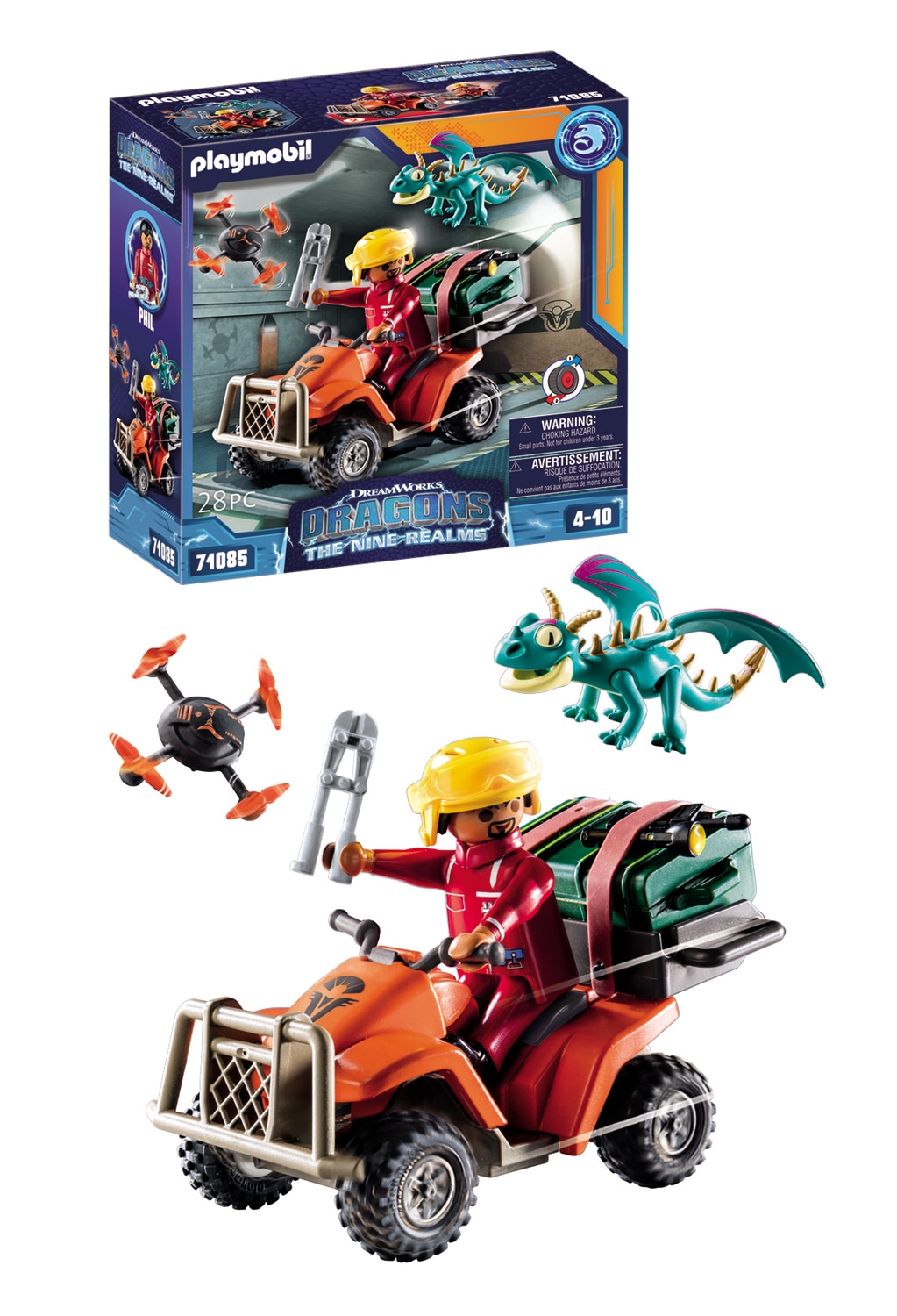 Set dragons Nine Realms: Icaris Quad Playmobil Dreamworks Dragons 4