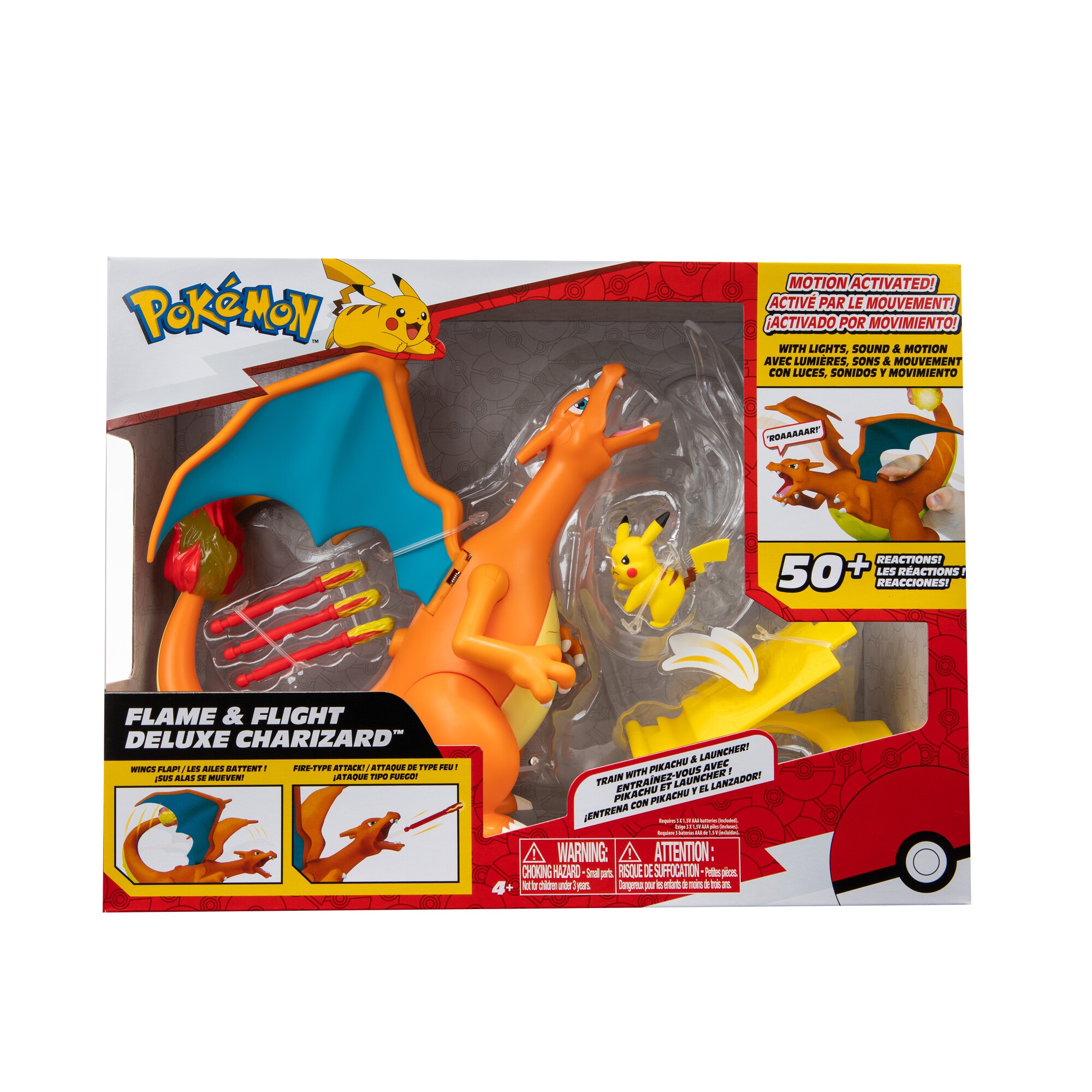 Figura Charizard Electrónico Vs. Pikachu Pokémon 2