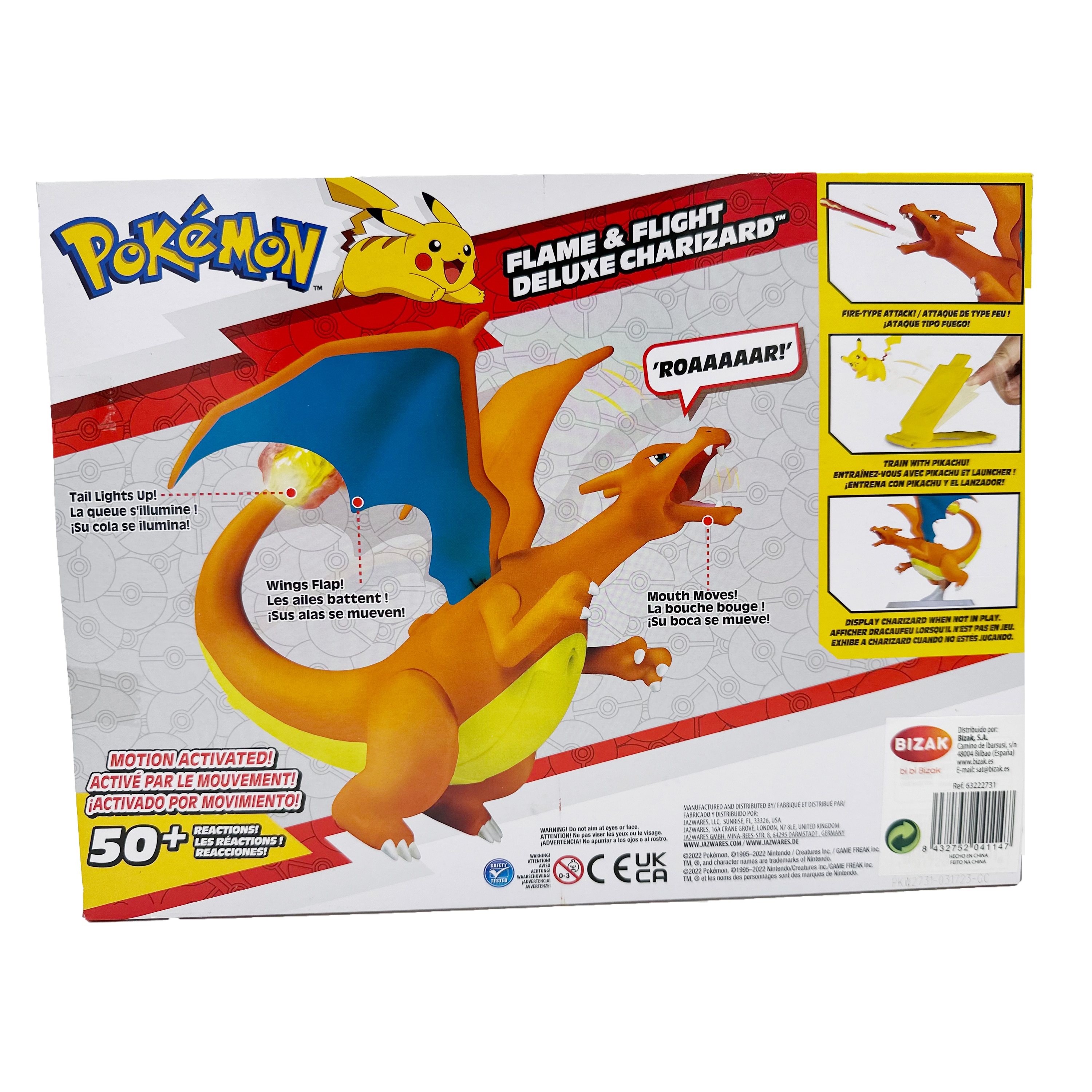 Figura Charizard Electrónico Vs. Pikachu Pokémon 3