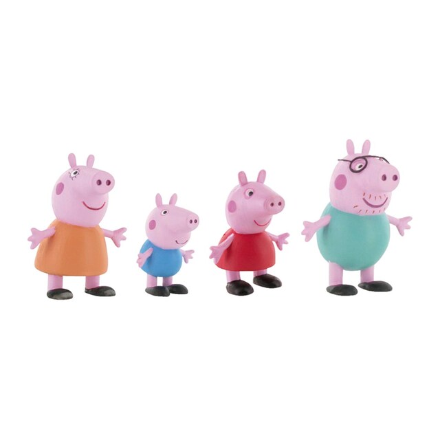 Set Colección Figuras Peppa Pig Family