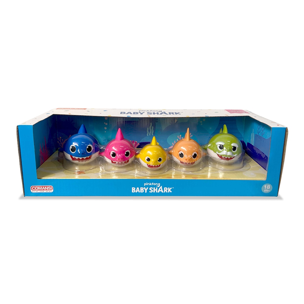 Set Colección Figuras Baby Shark Family 2