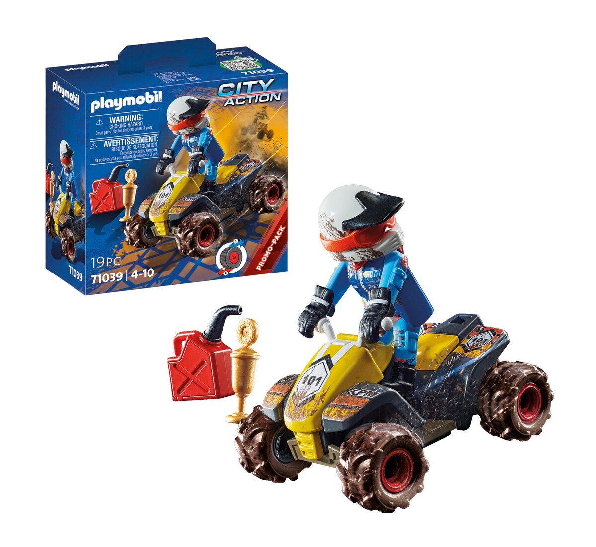 Quad de Offroad con motor de fricción Playmobil City Action