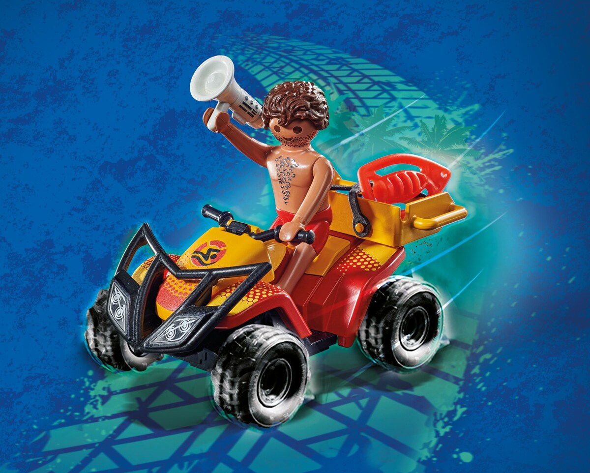 Quad de rescate con motor de fricción Playmobil City Action 2