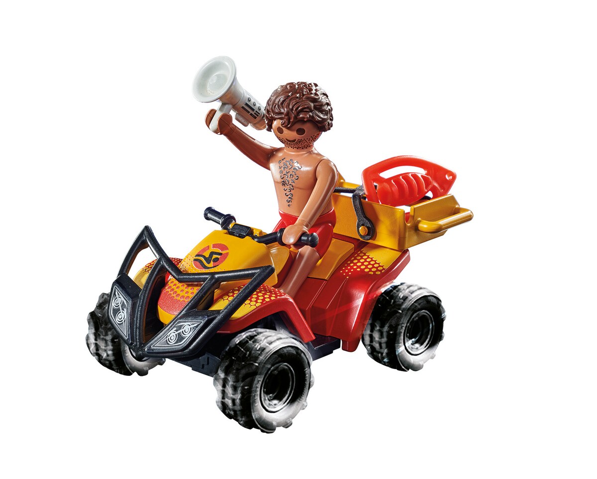 Quad de rescate con motor de fricción Playmobil City Action 3