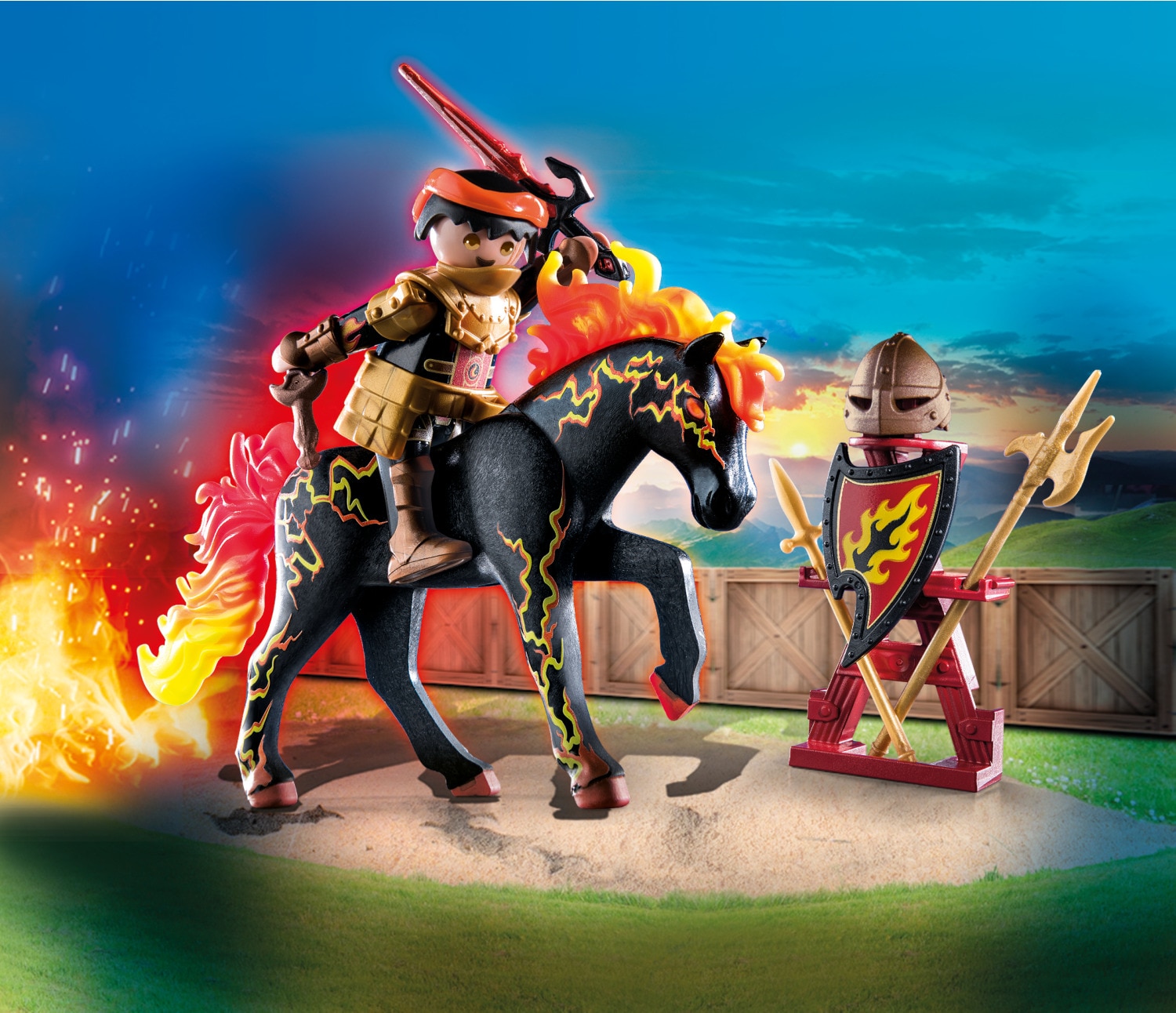 Caballero de Fuego Burnham Raiders Playmobil Novelmore 2