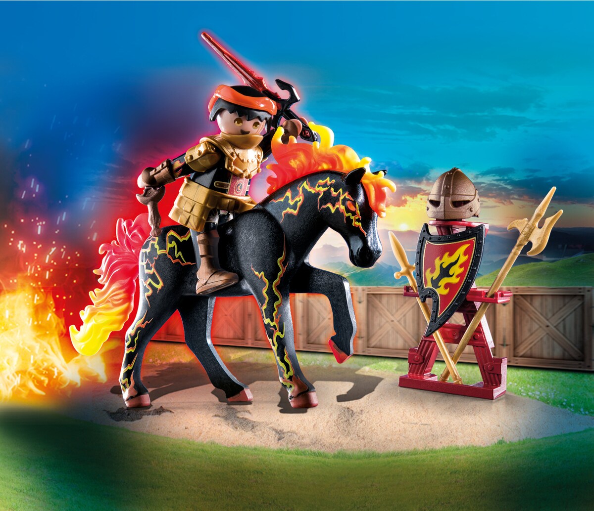 Caballero de Fuego Burnham Raiders Playmobil Novelmore 2