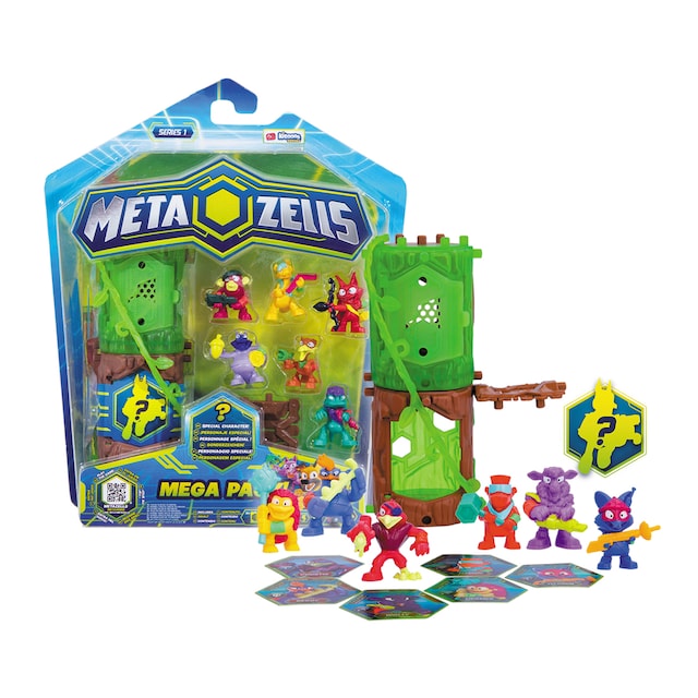 Mega pack 7 figuras + 2 logs Metazells