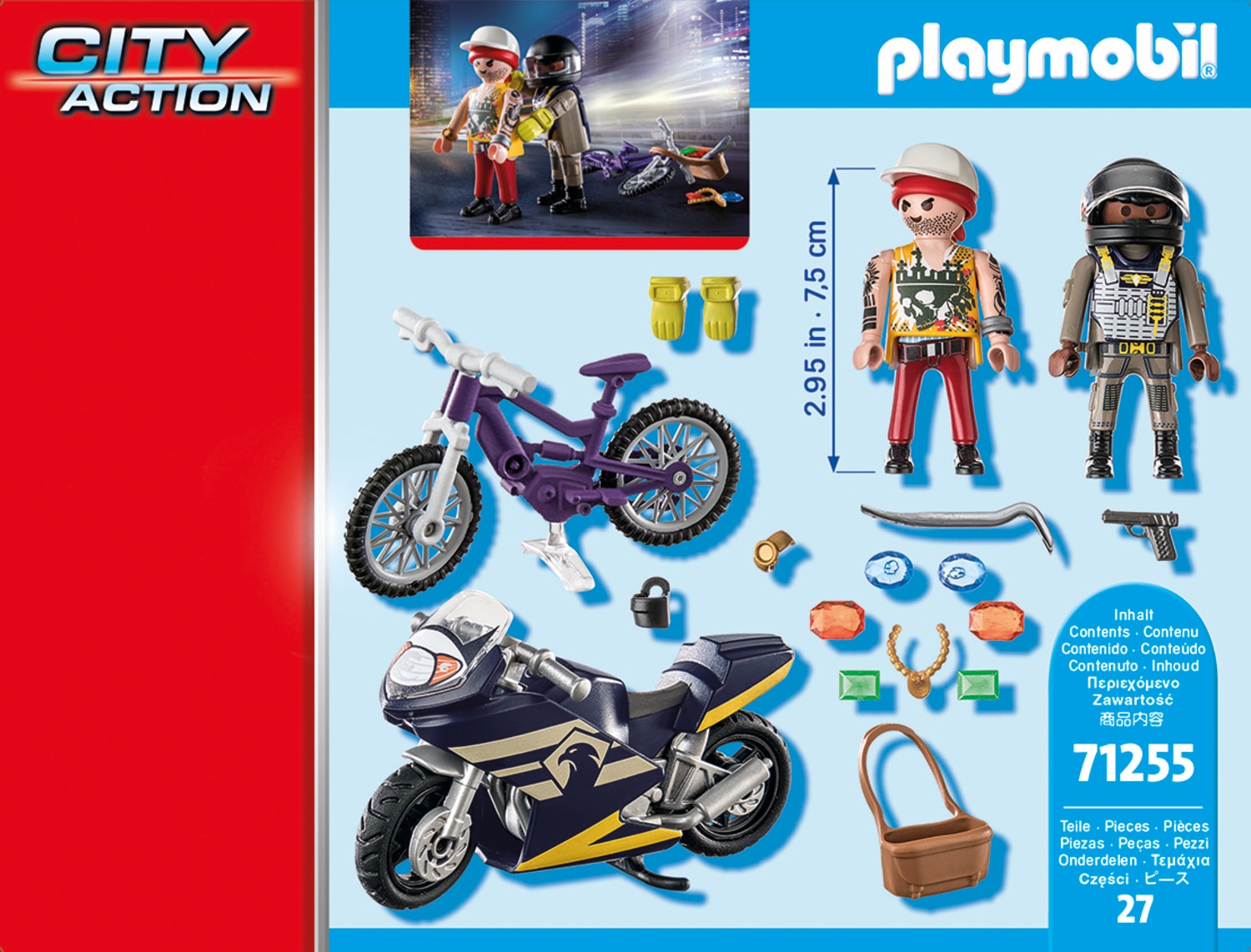 Starter Pack Fuerzas Especiales y Ladrón Playmobil City Action 5