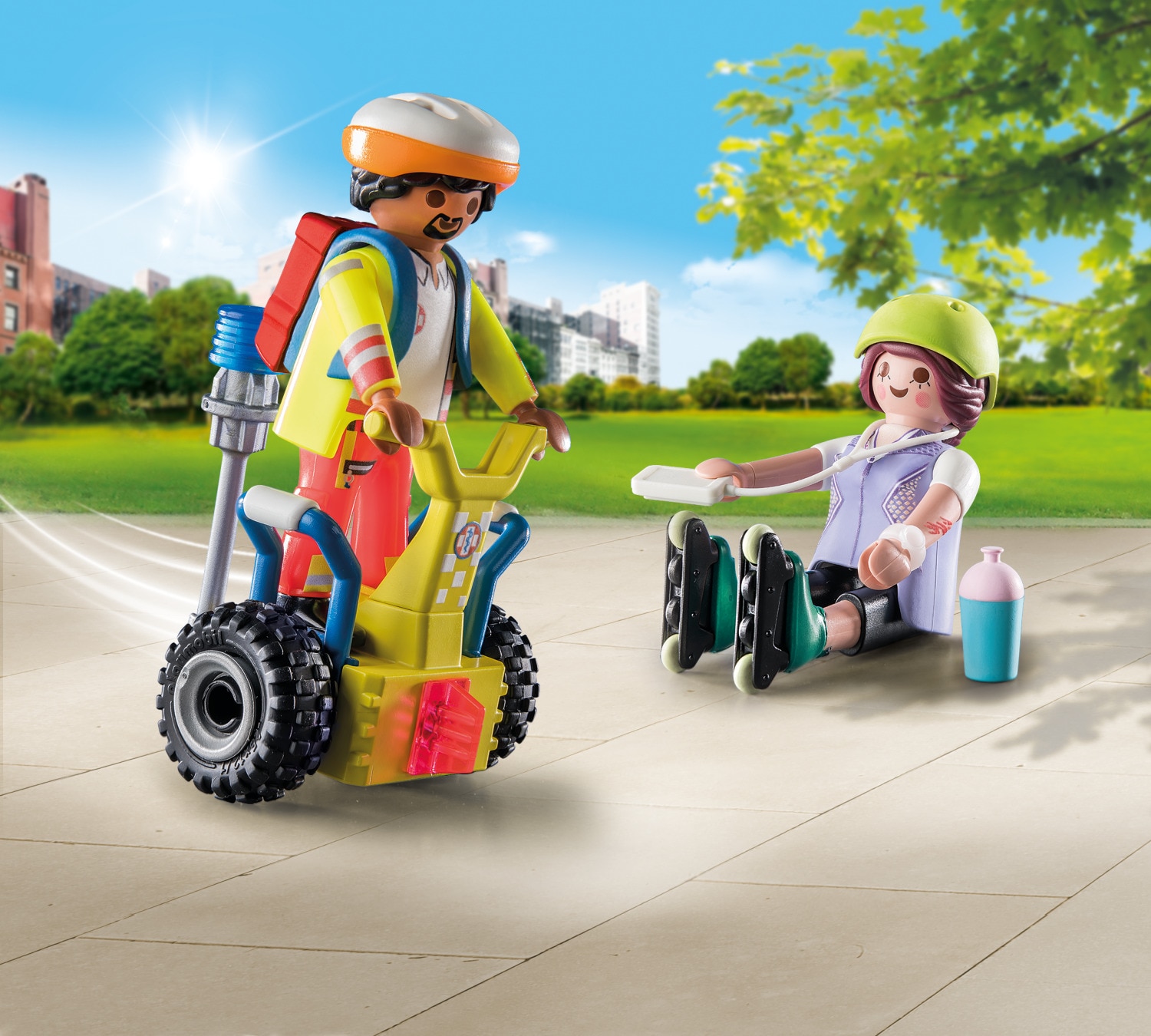 Starter Pack Rescate con Balance Racer Playmobil City Life 2