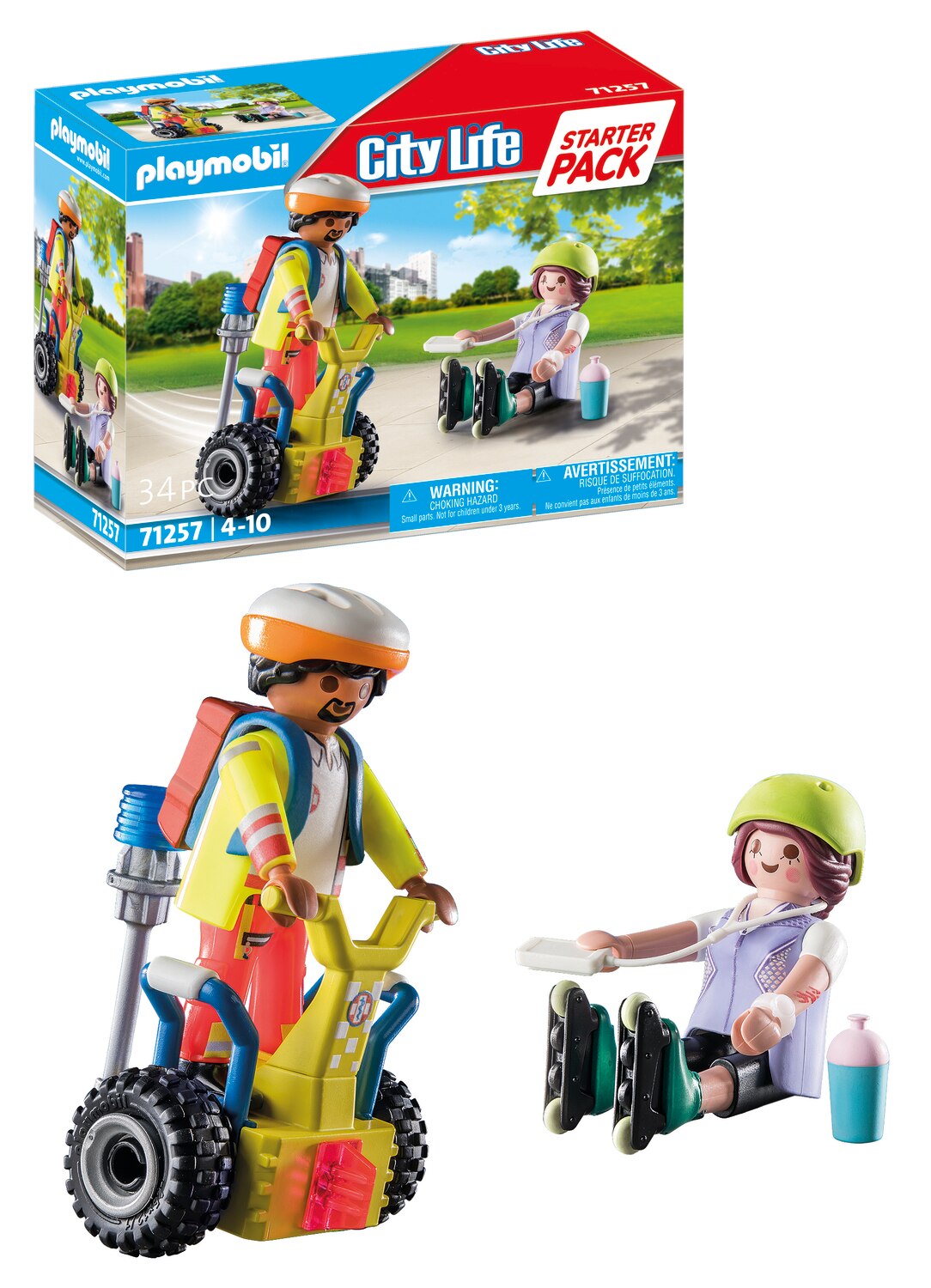 Starter Pack Rescate con Balance Racer Playmobil City Life 4