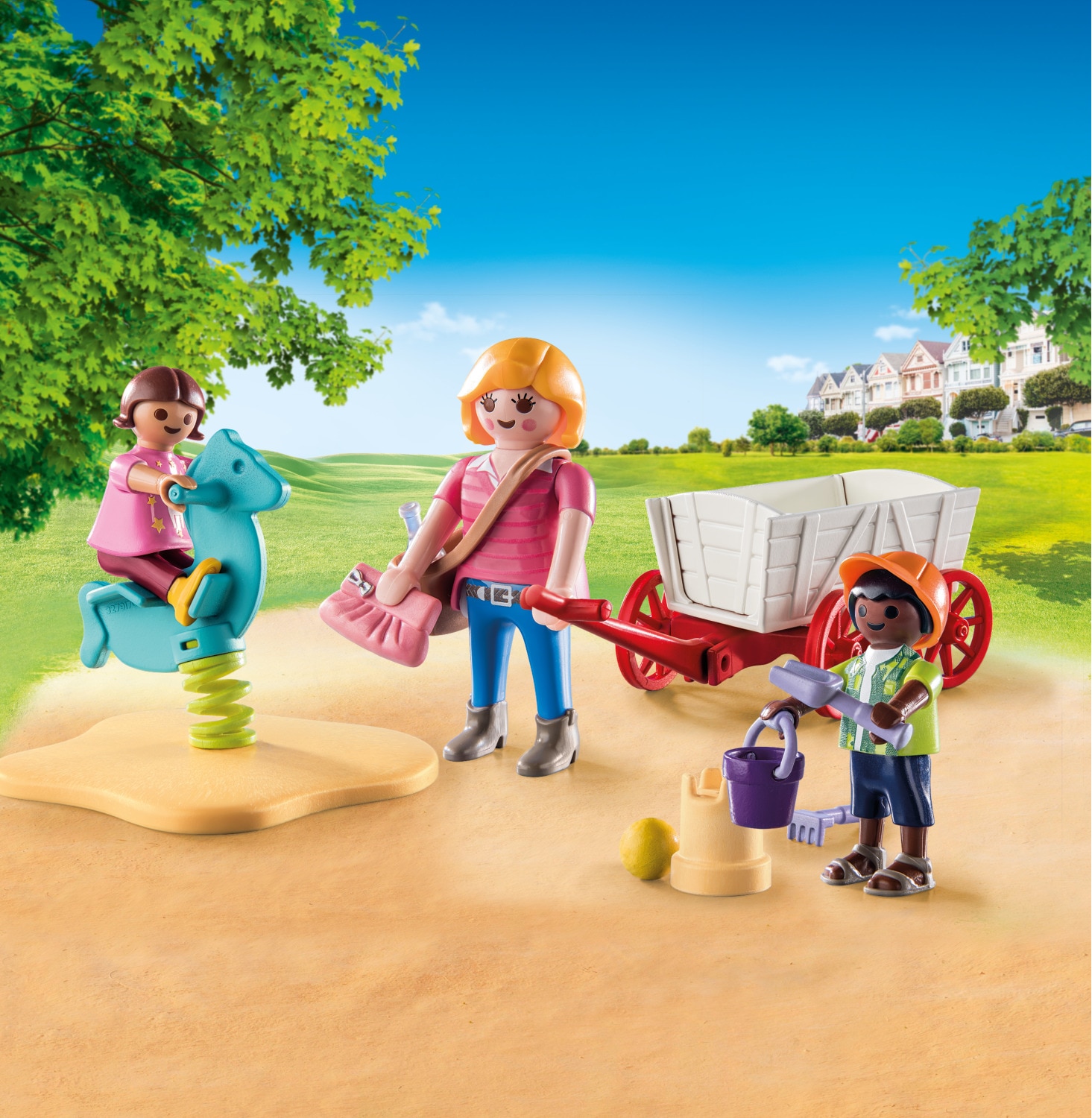 Starter Pack Educador com carrinho Playmobil City Life 2