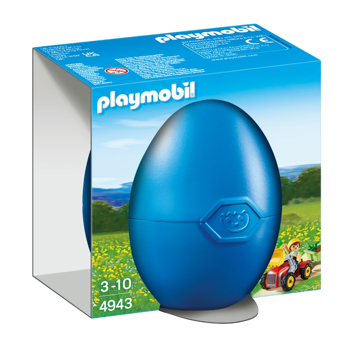 Niño con Tractor Playmobil 1