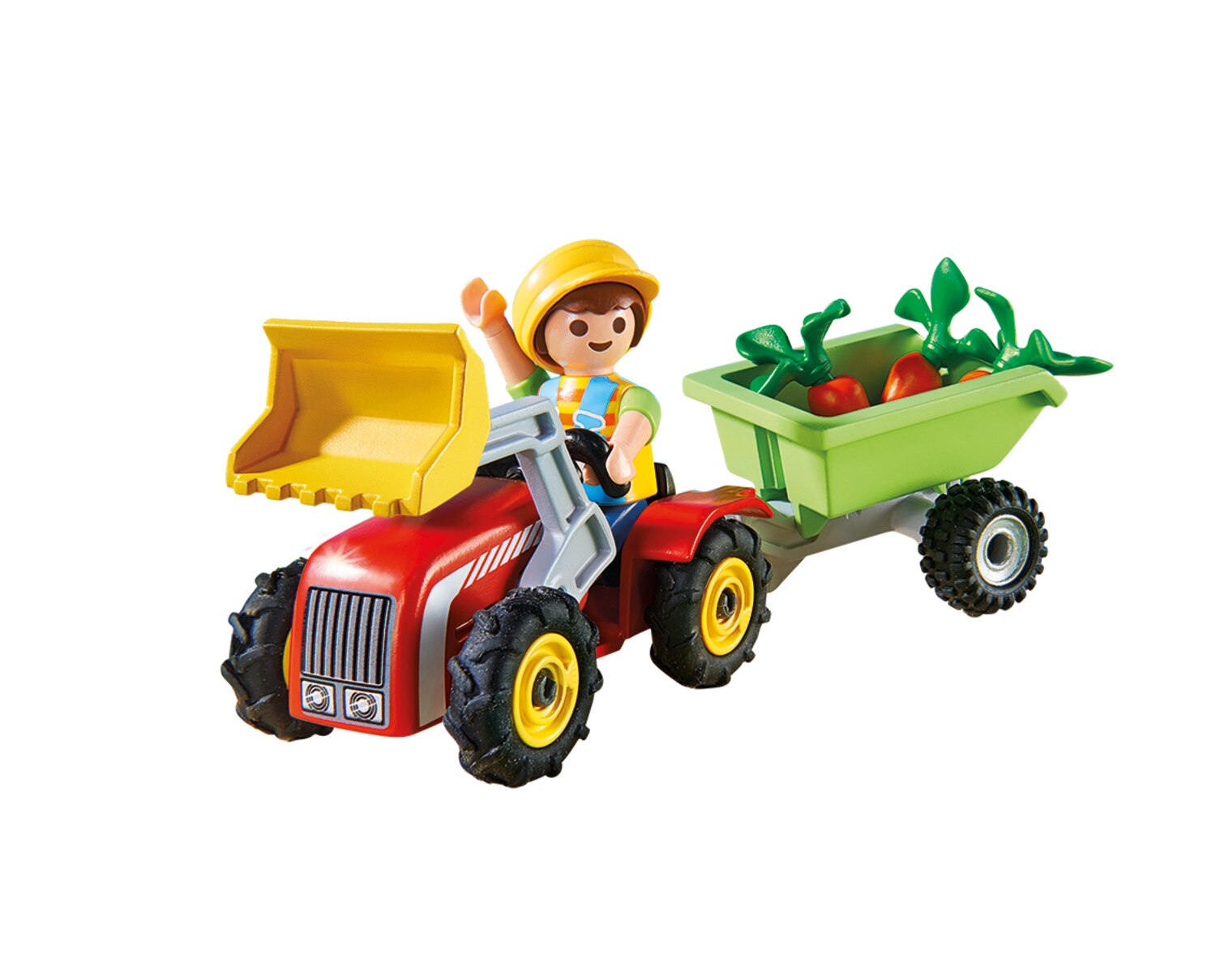 Niño con Tractor Playmobil 3