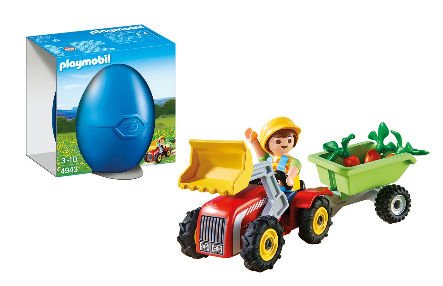 Niño con Tractor Playmobil 4