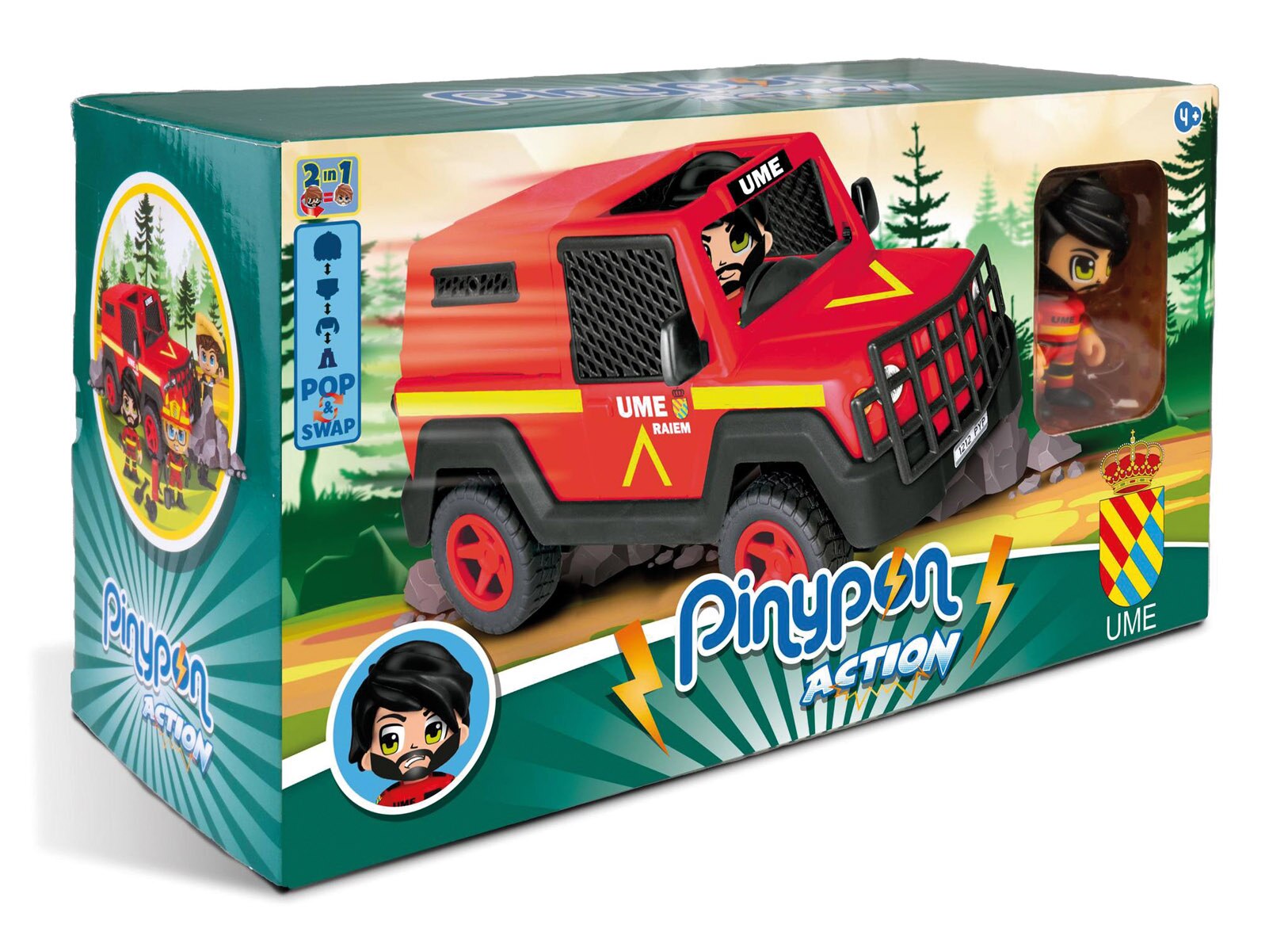 Vehículo 4x4  UME Pinypon Action 3